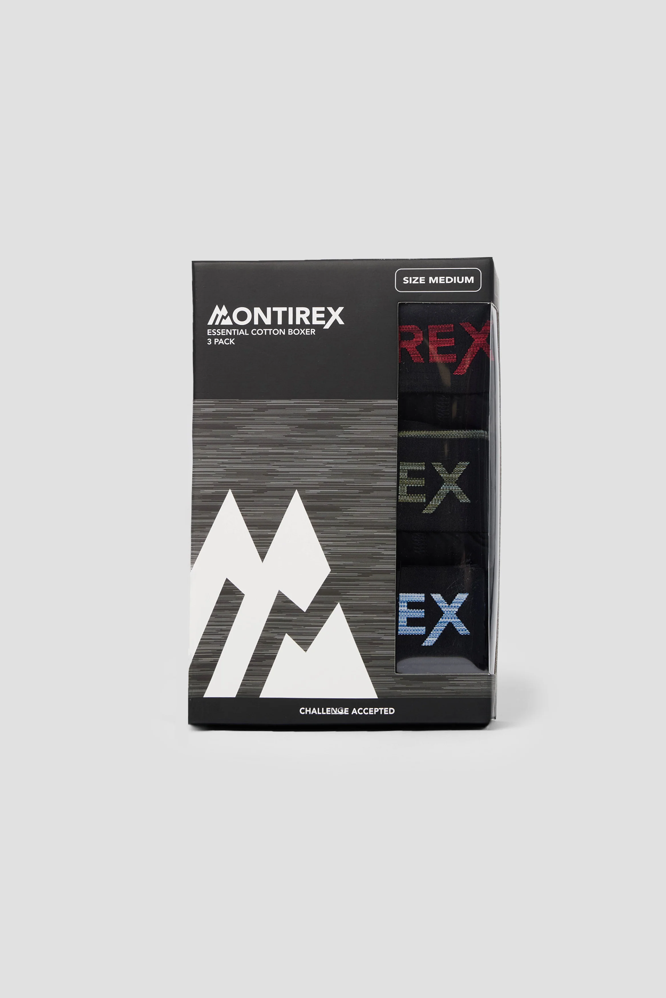 3 Pack Trail Boxer - Black/Ascension/Elm/Charcoal Blue - Image 3