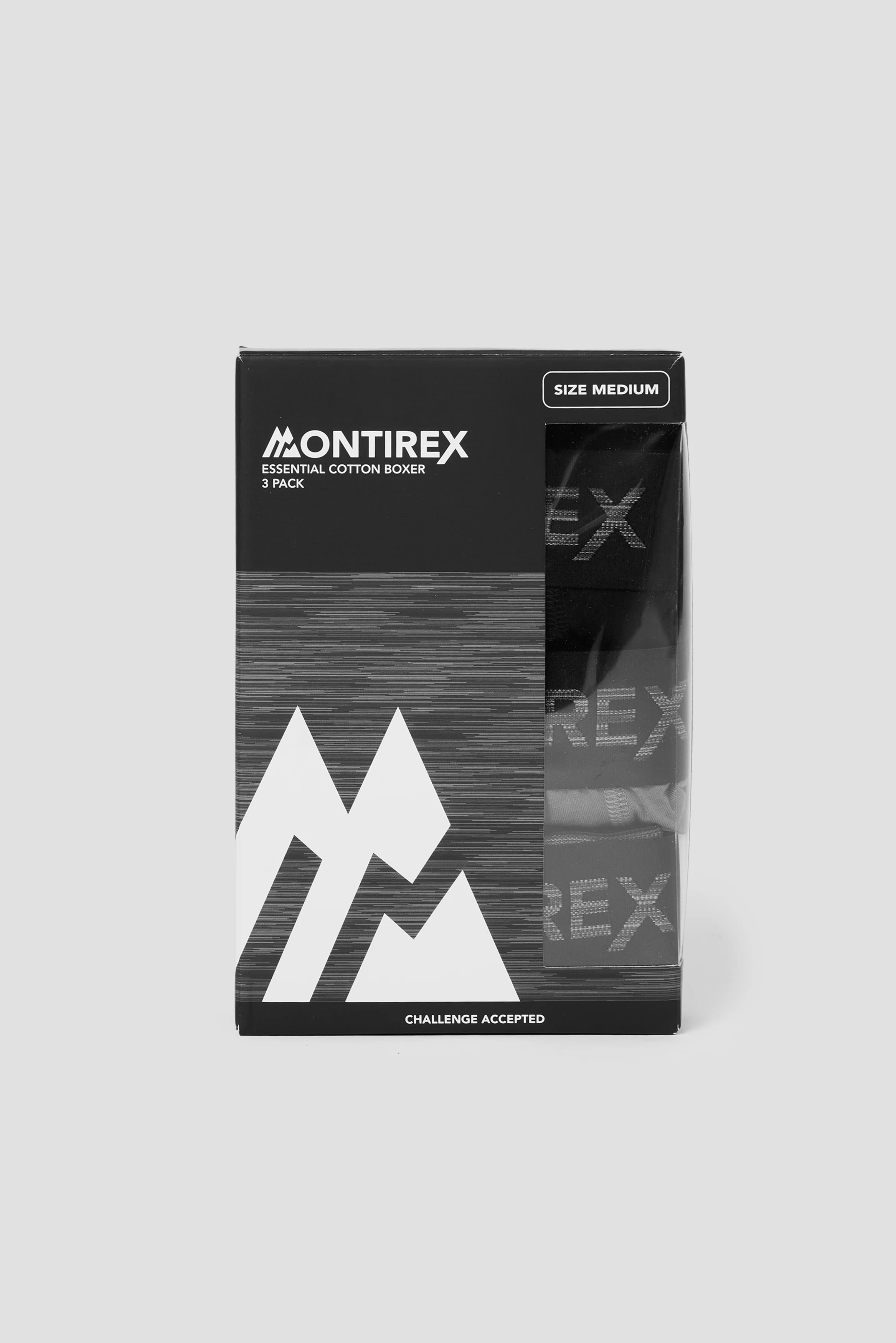 3 Pack Trail Boxer - Black/Grey Multi - Image 2