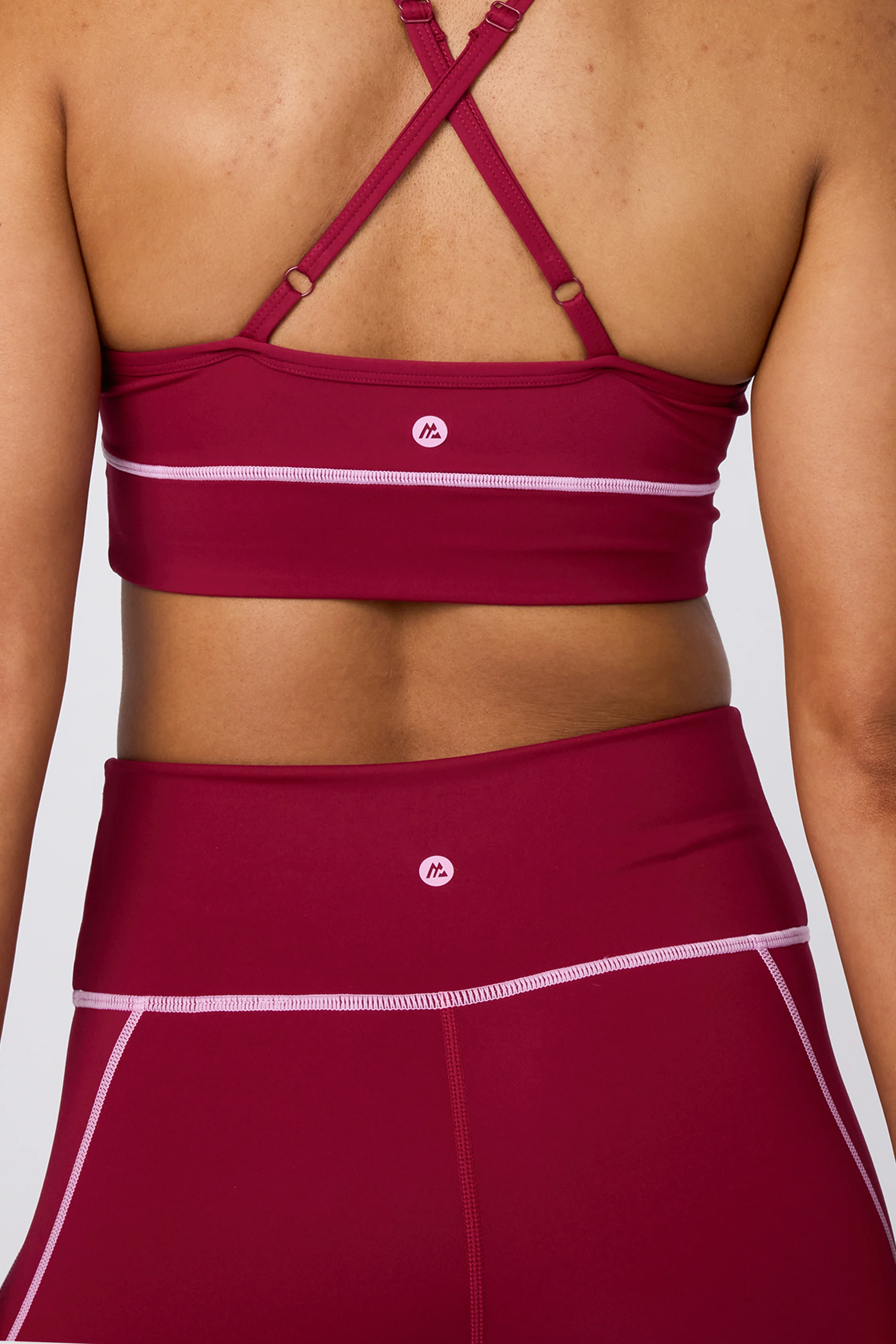 Accolade Sports Bra - Dark Crimson/Rosella - Image 6