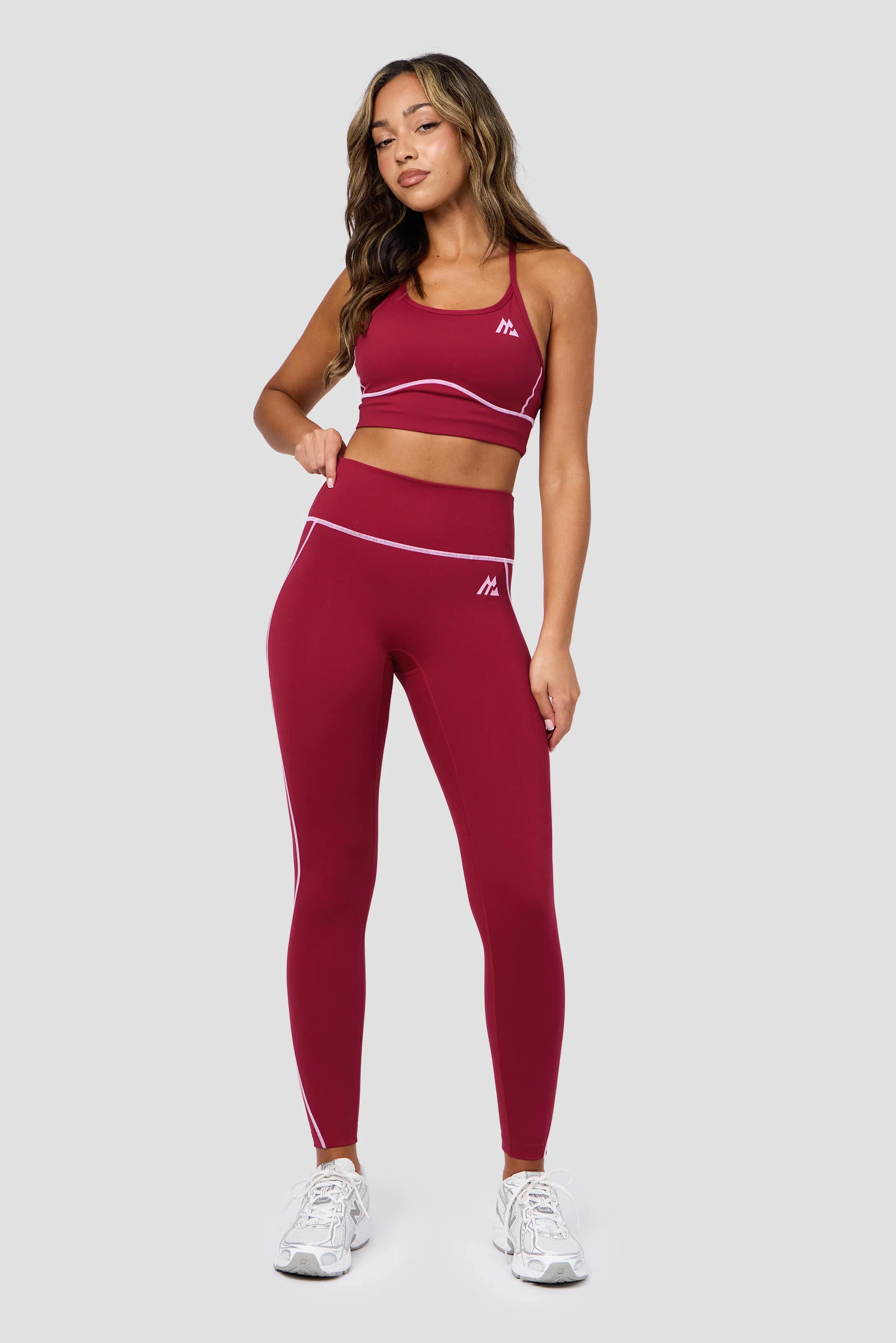 Accolade Legging - Dark Crimson/Rosella - Image 5