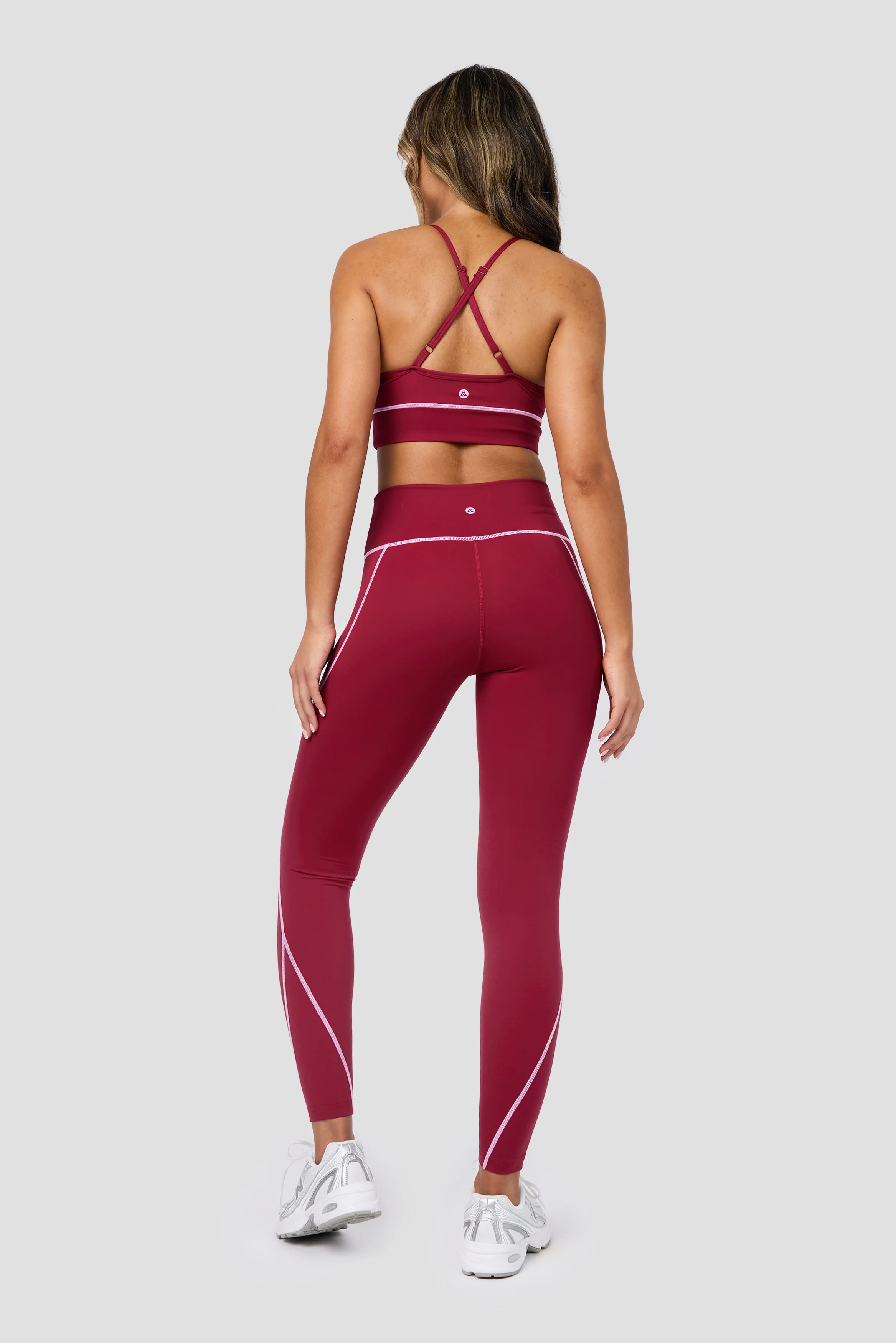 Accolade Legging - Dark Crimson/Rosella - Image 6