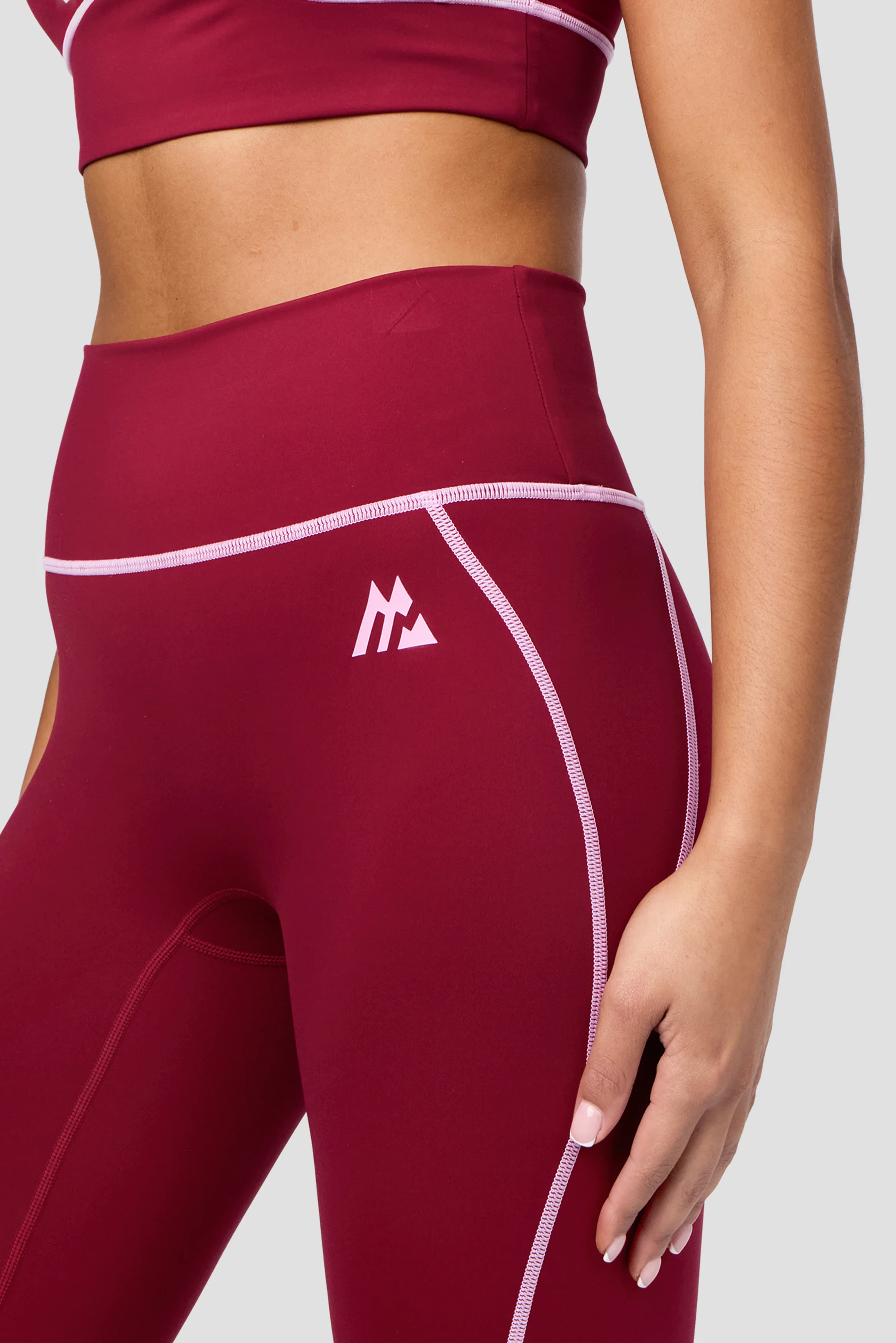 Accolade Legging - Dark Crimson/Rosella - Image 7
