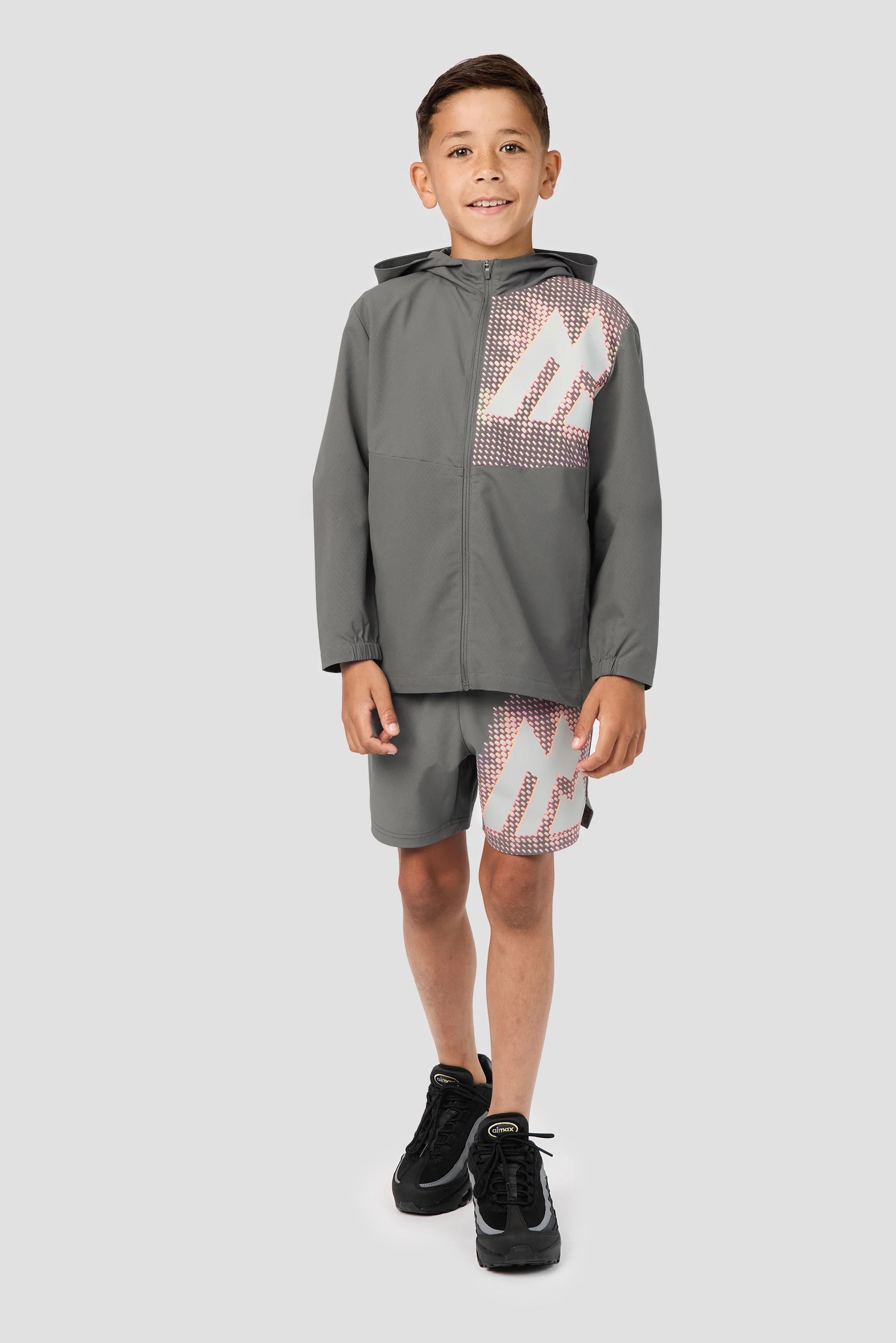 Boys Aero Windbreaker - Cement Grey - Image 3