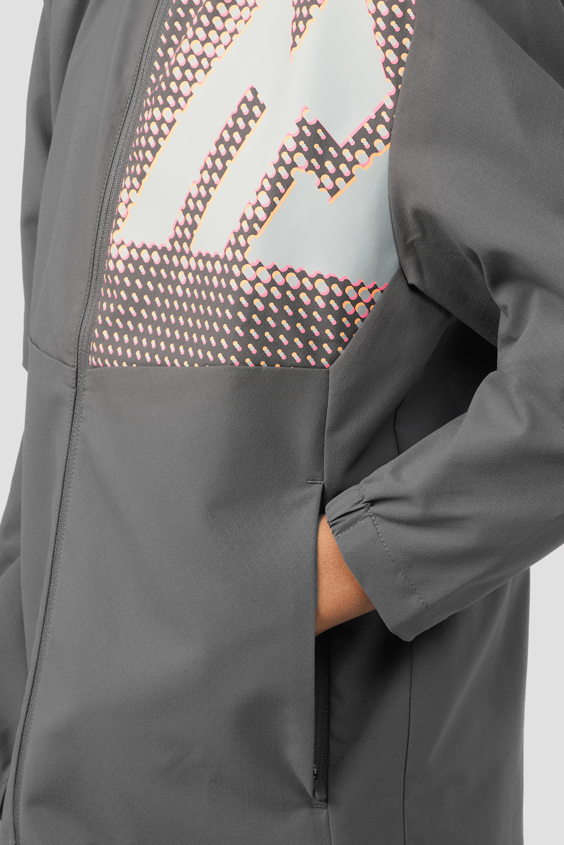 Boys Aero Windbreaker - Cement Grey - Image 6