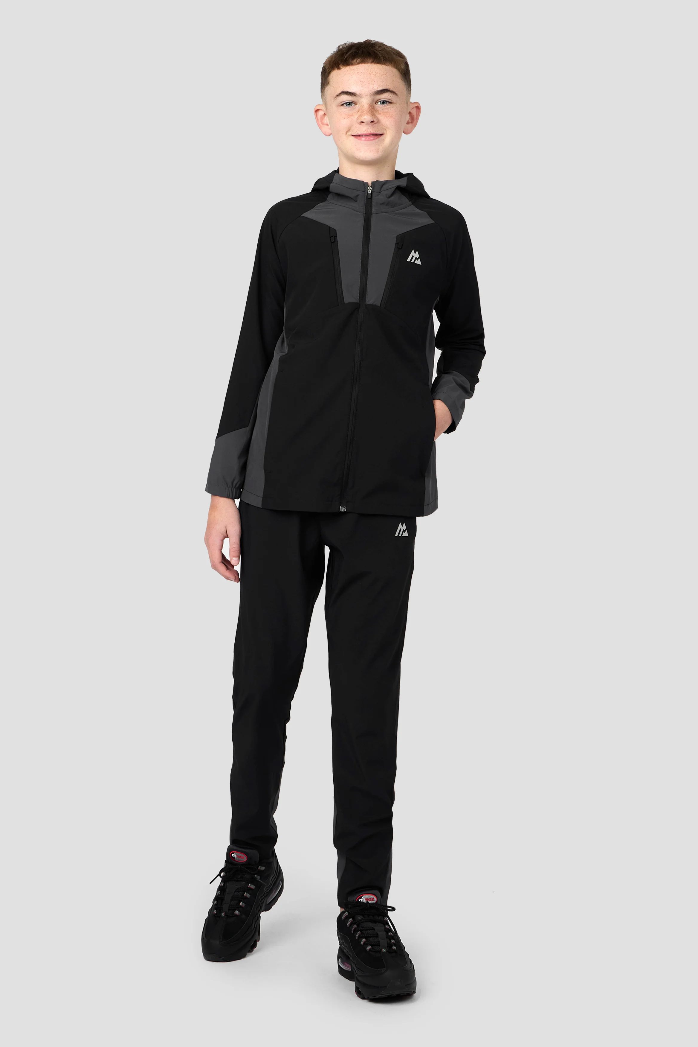 Boys Alt Jacket - Black/Asphalt - Image 3