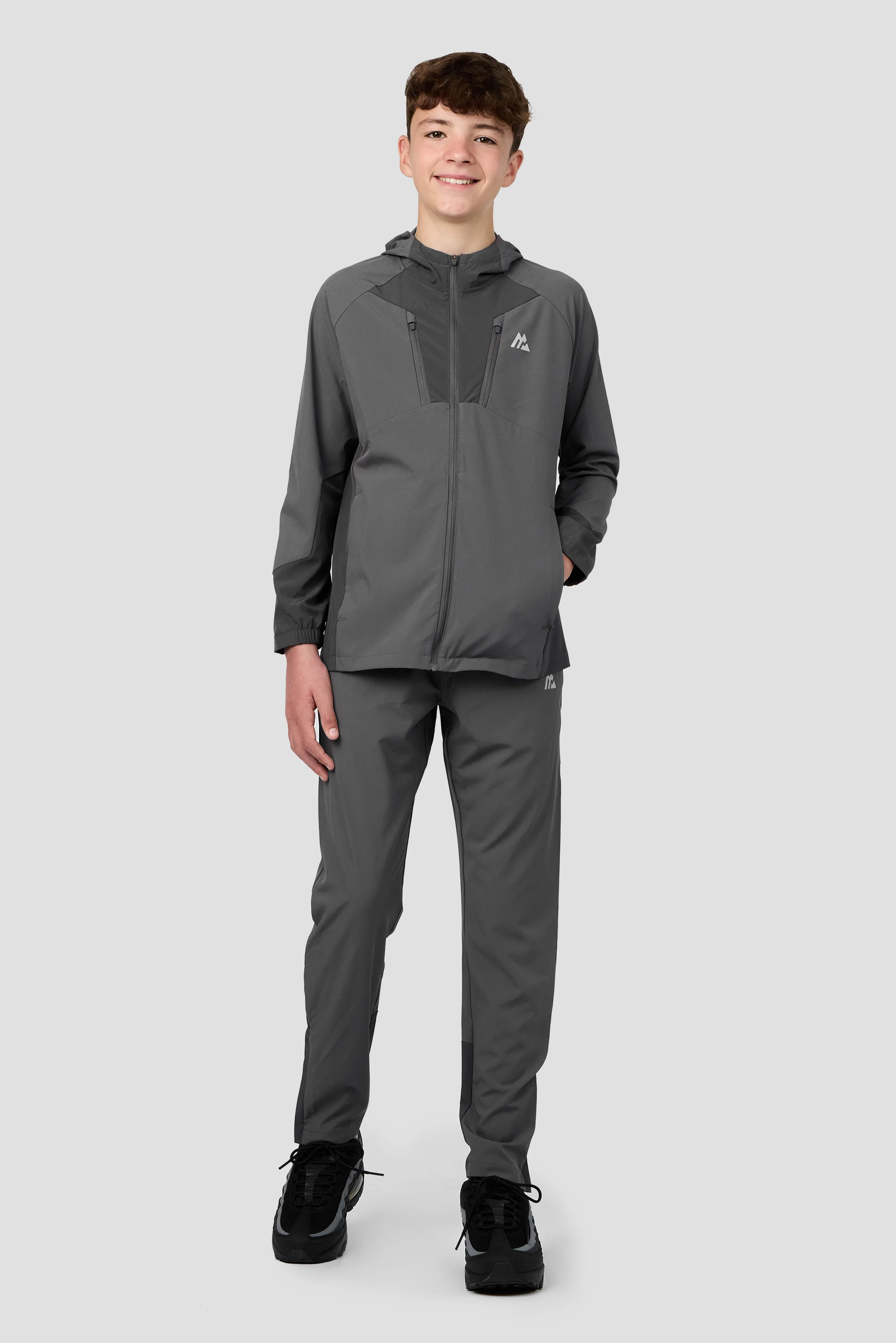 Boys Alt Jacket - Cement Grey/Asphalt - Image 3