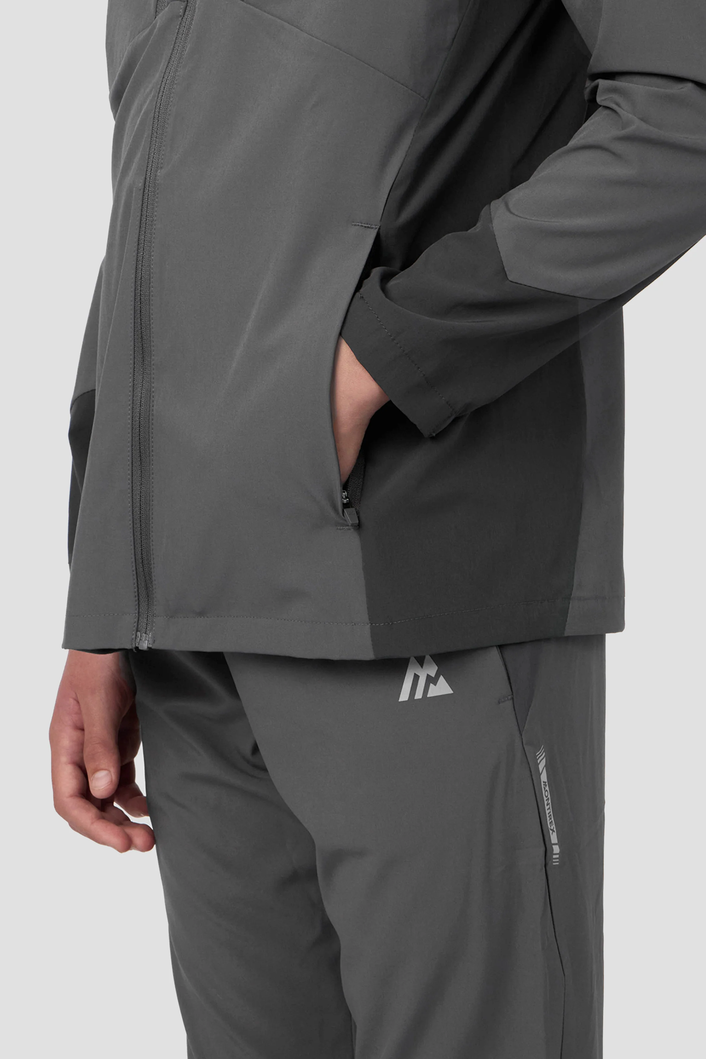 Boys Alt Jacket - Cement Grey/Asphalt - Image 6