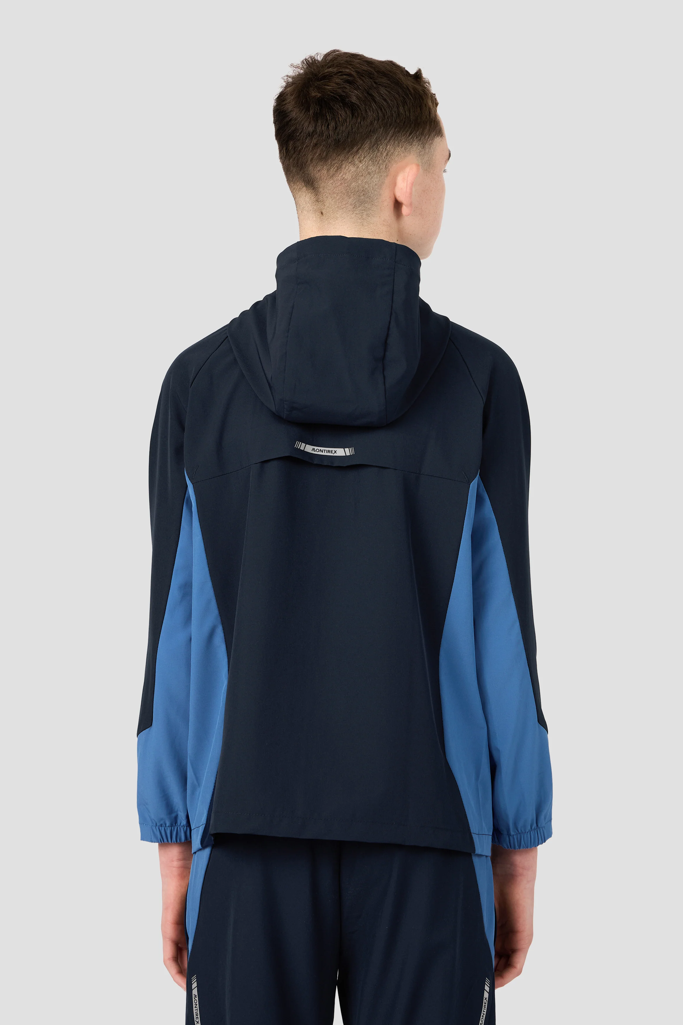 Boys Alt Jacket - Midnight Blue/Charcoal Blue - Image 2