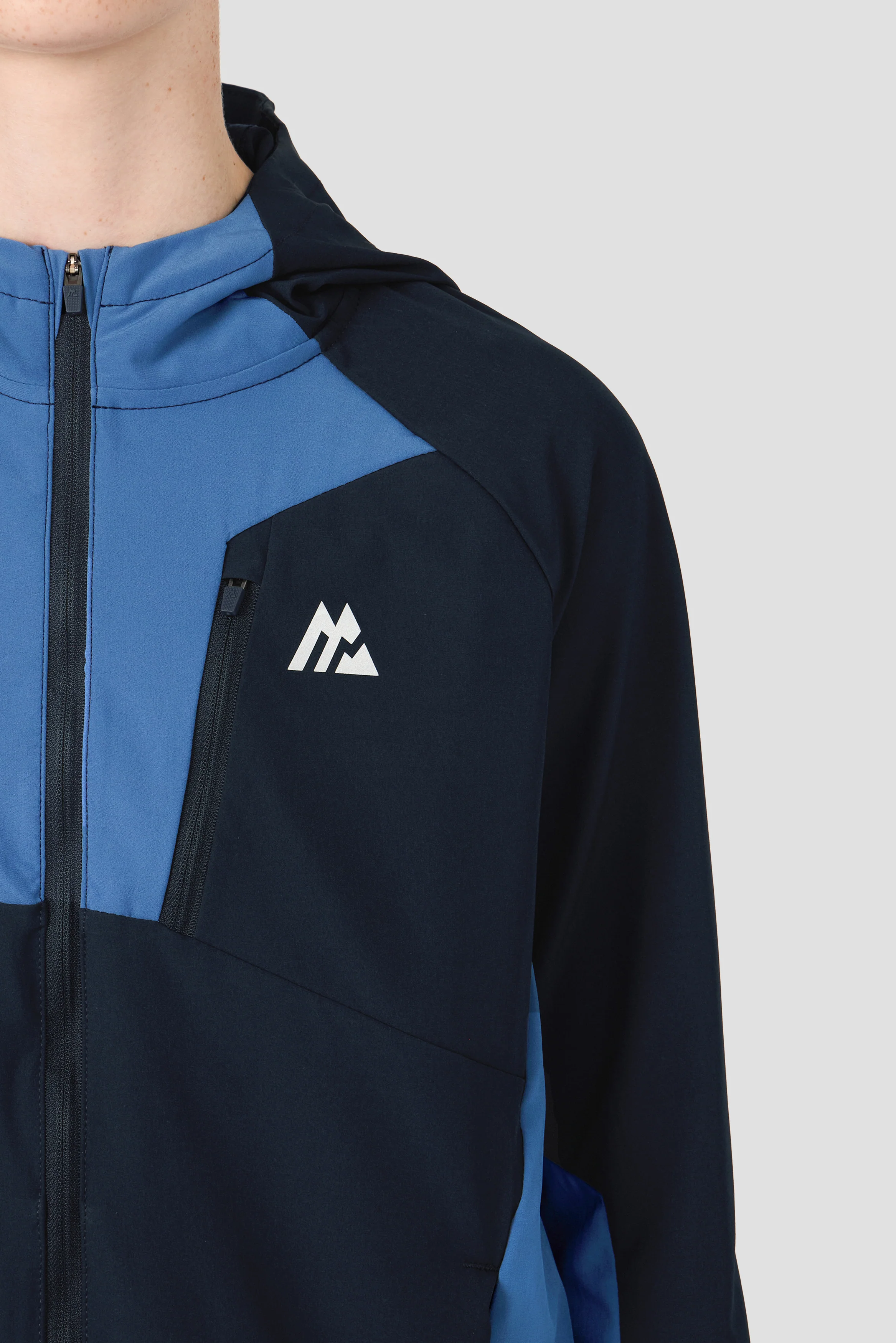 Boys Alt Jacket - Midnight Blue/Charcoal Blue - Image 3