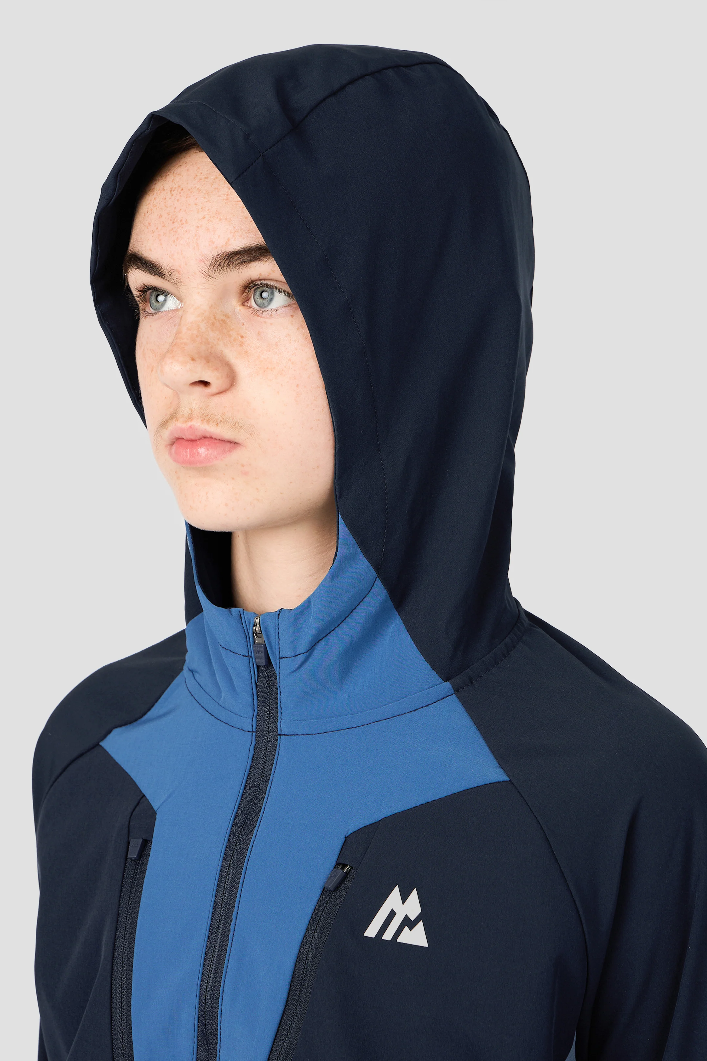 Boys Alt Jacket - Midnight Blue/Charcoal Blue - Image 4