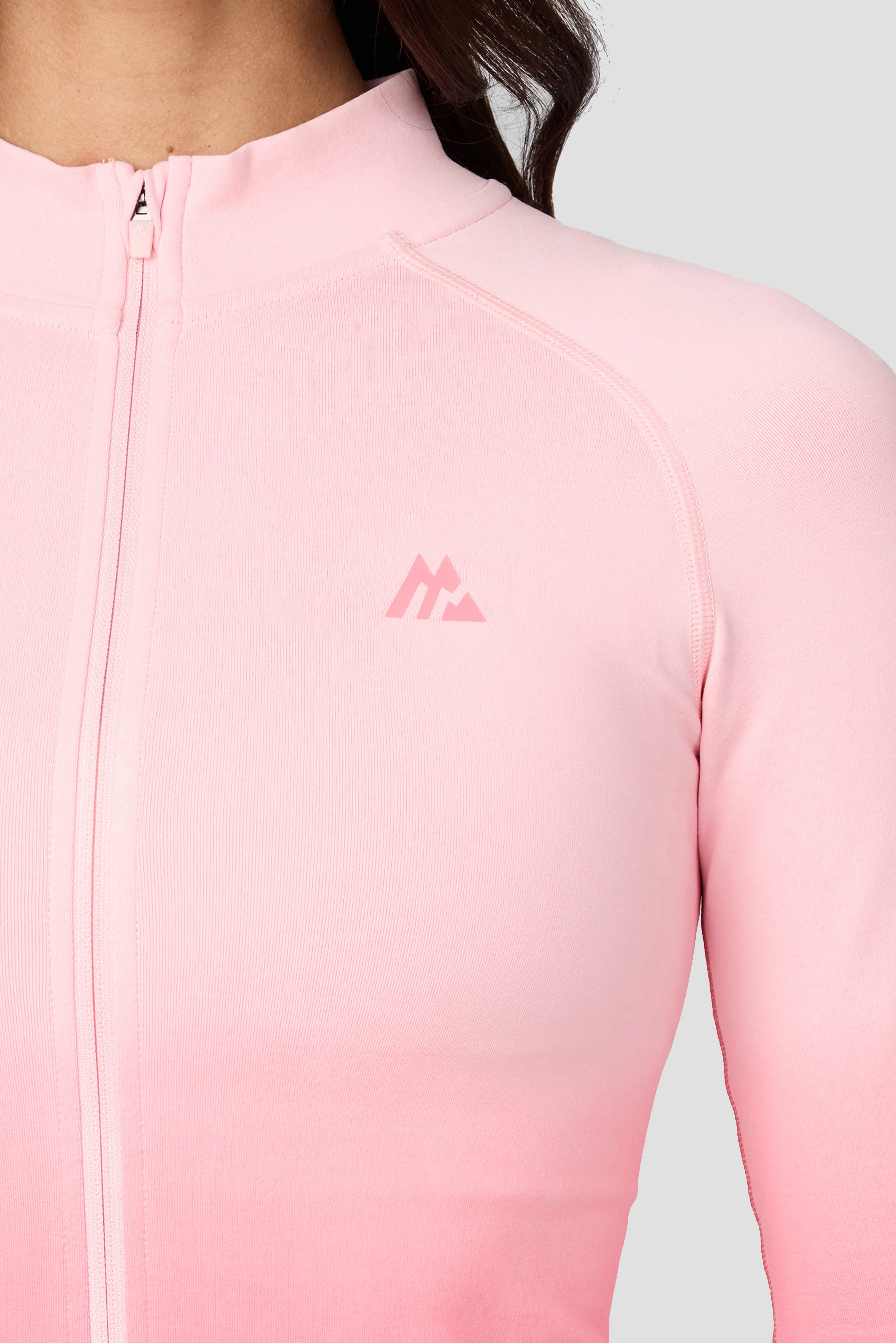 Arise Seamless Full Zip - Light Pink/Pink Lemonade - Image 3