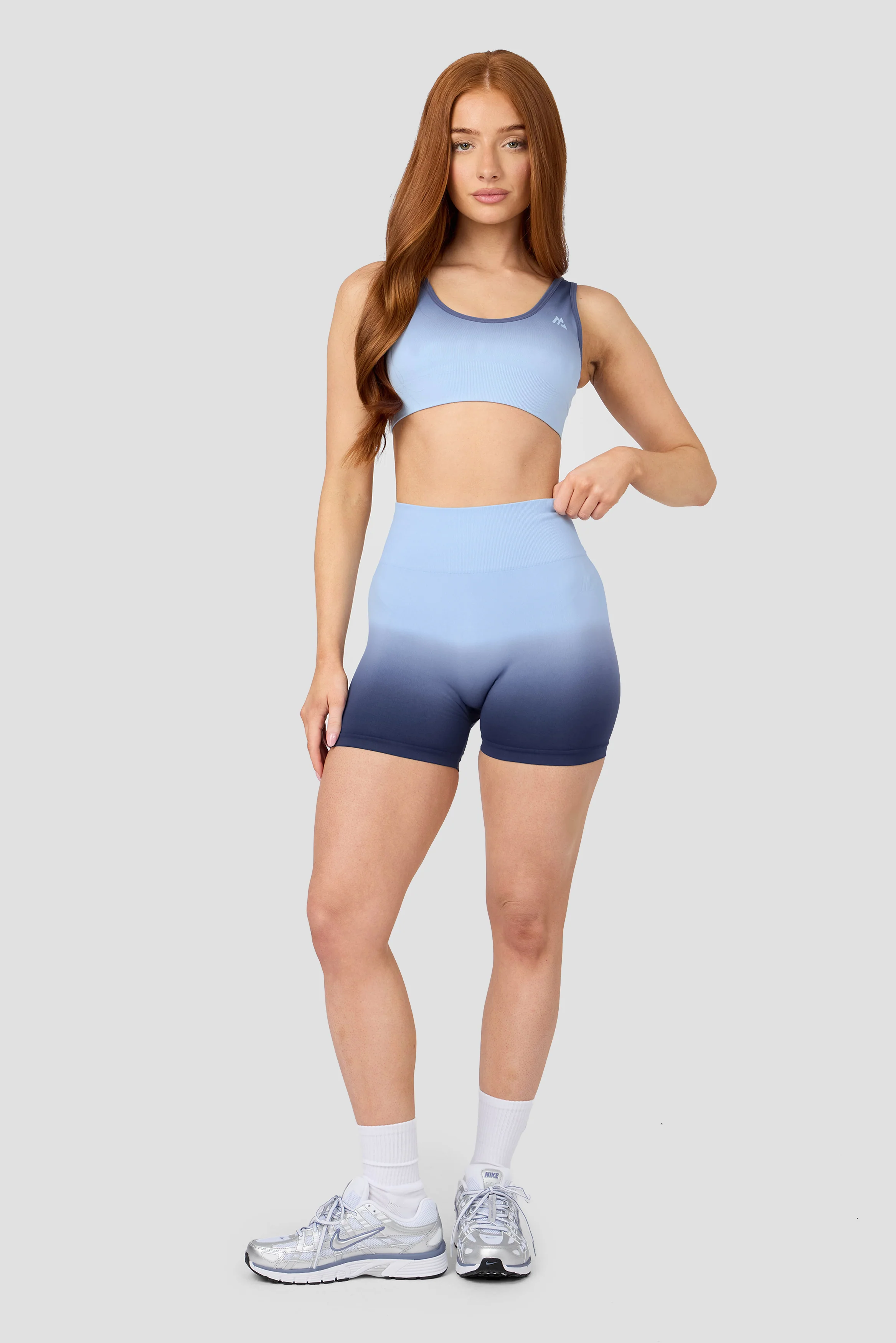 Arise Seamless Short - Greyed Indigo/Blissful Blue - Image 3