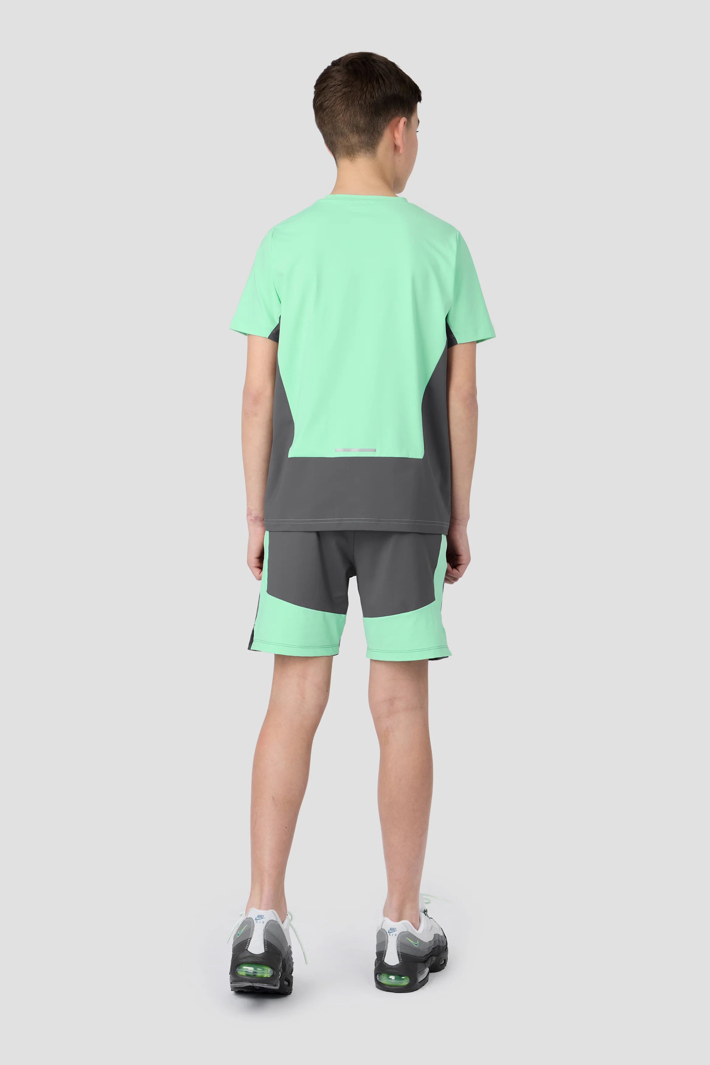 Boys Astro Short - Slate Grey/Duck Egg - Image 4