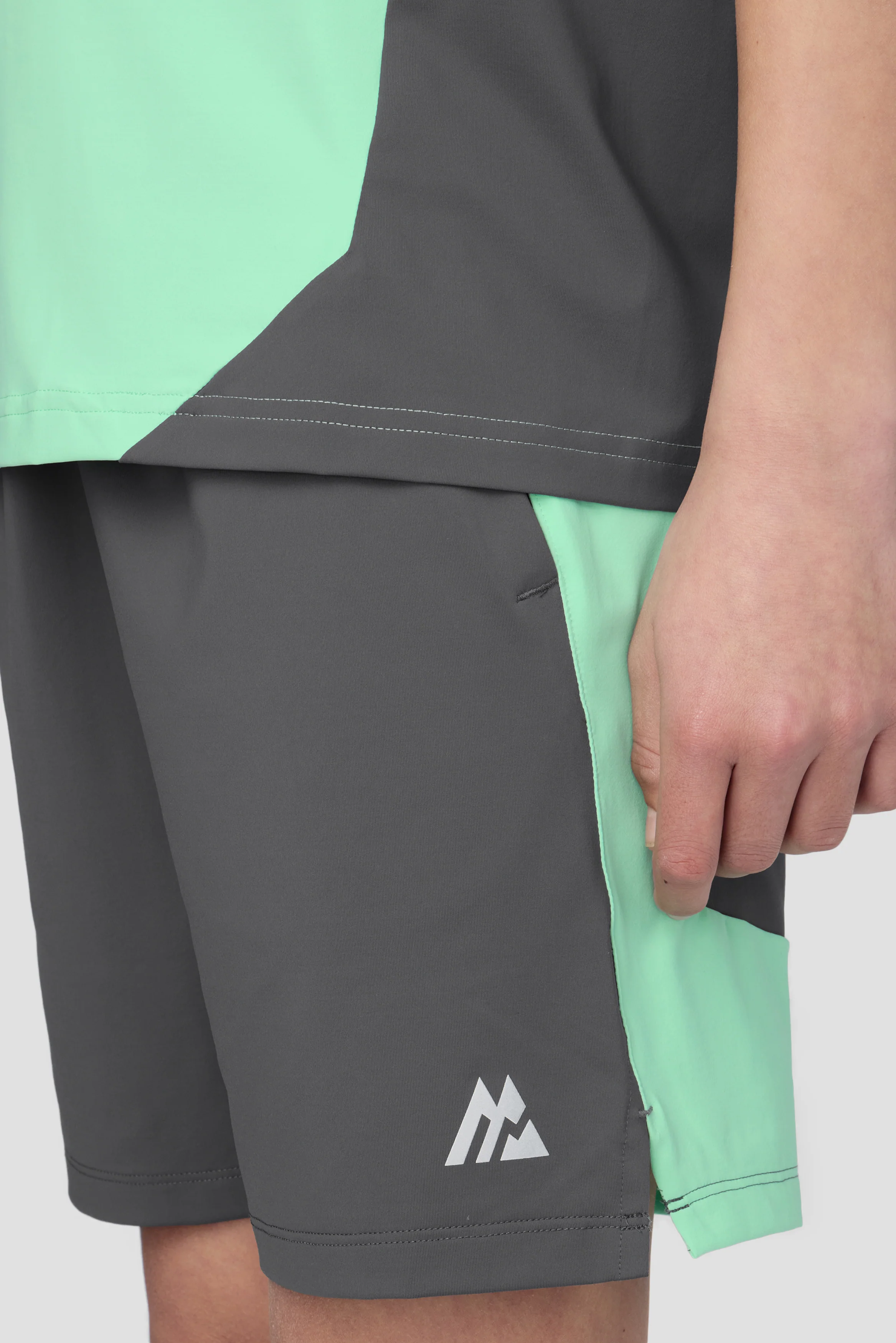 Boys Astro Short - Slate Grey/Duck Egg - Image 5