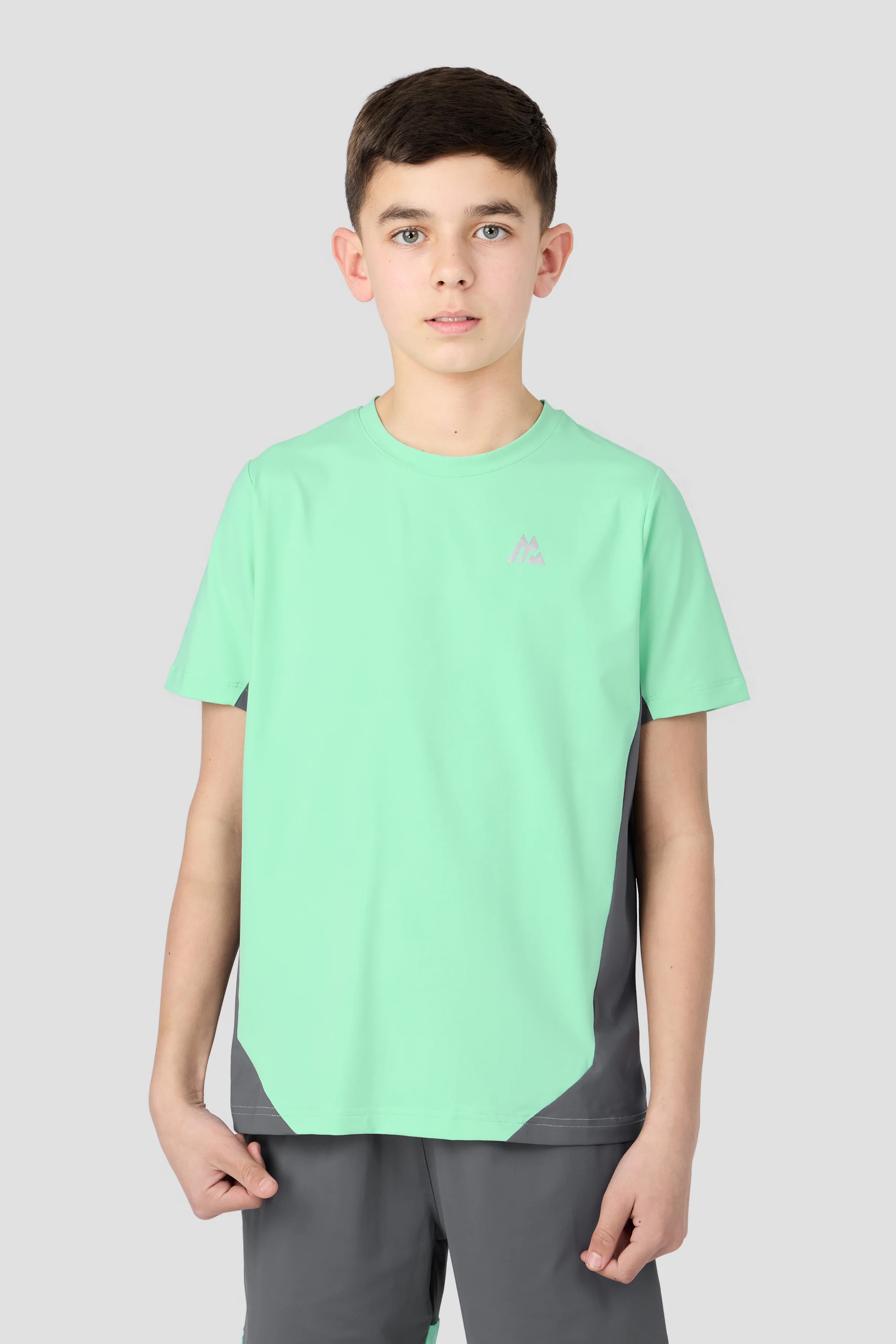 Boys Astro T-Shirt - Duck Egg/Slate Grey