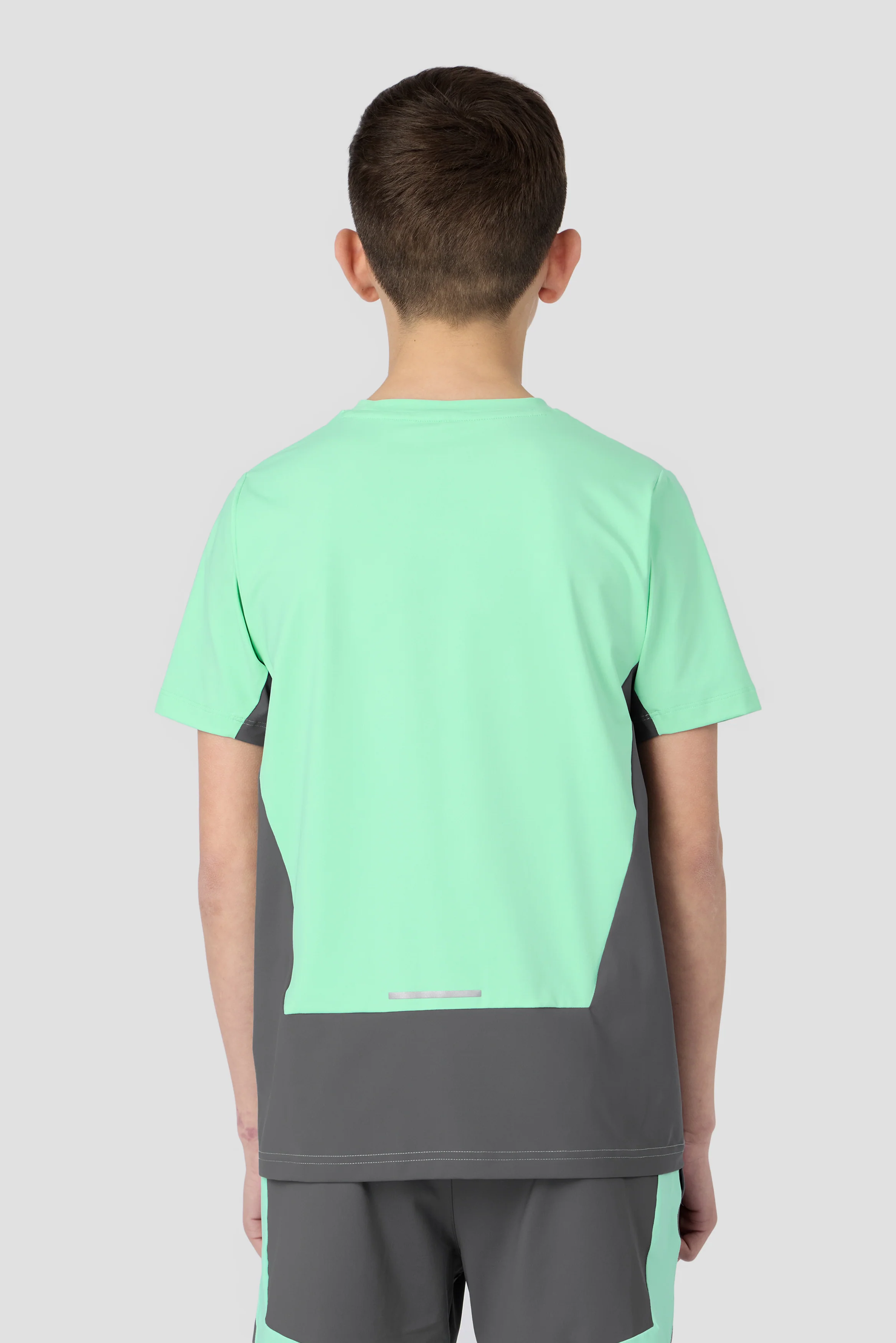 Boys Astro T-Shirt - Duck Egg/Slate Grey - Image 2