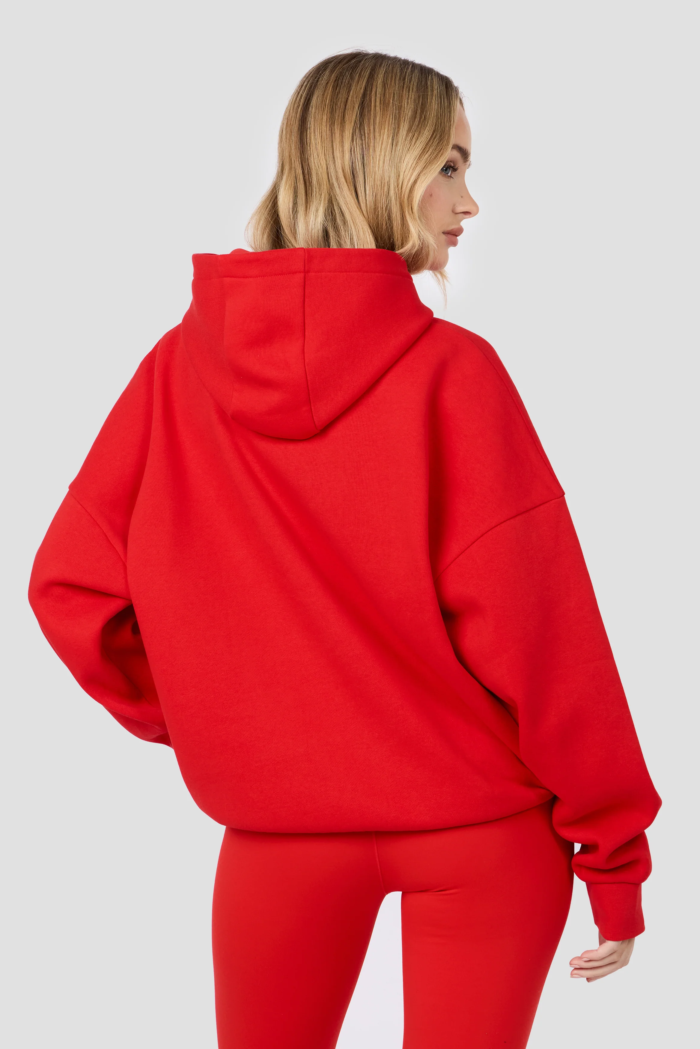 Athleisure Club Hood - Poppy Red - Image 2
