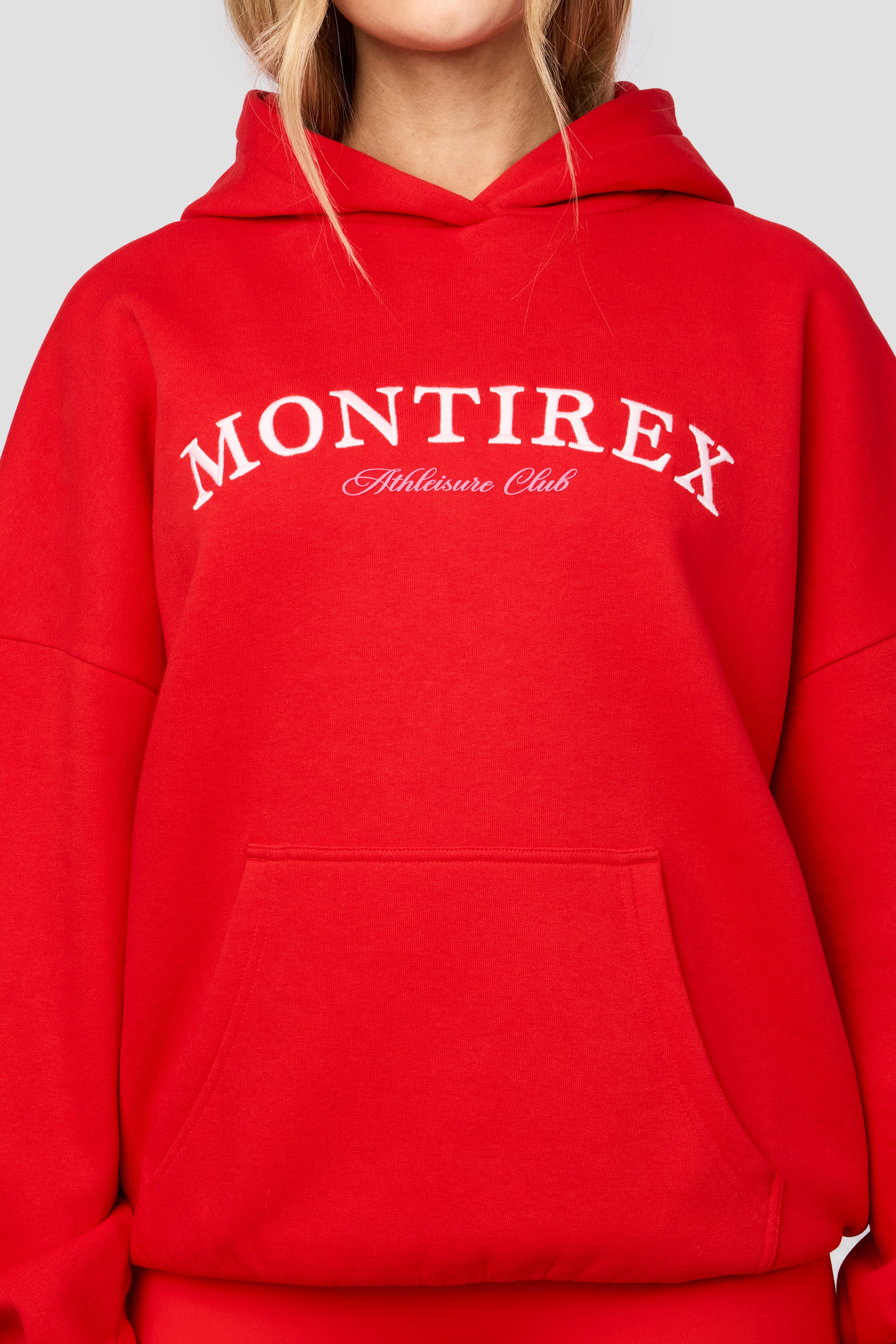 Athleisure Club Hood - Poppy Red - Image 3