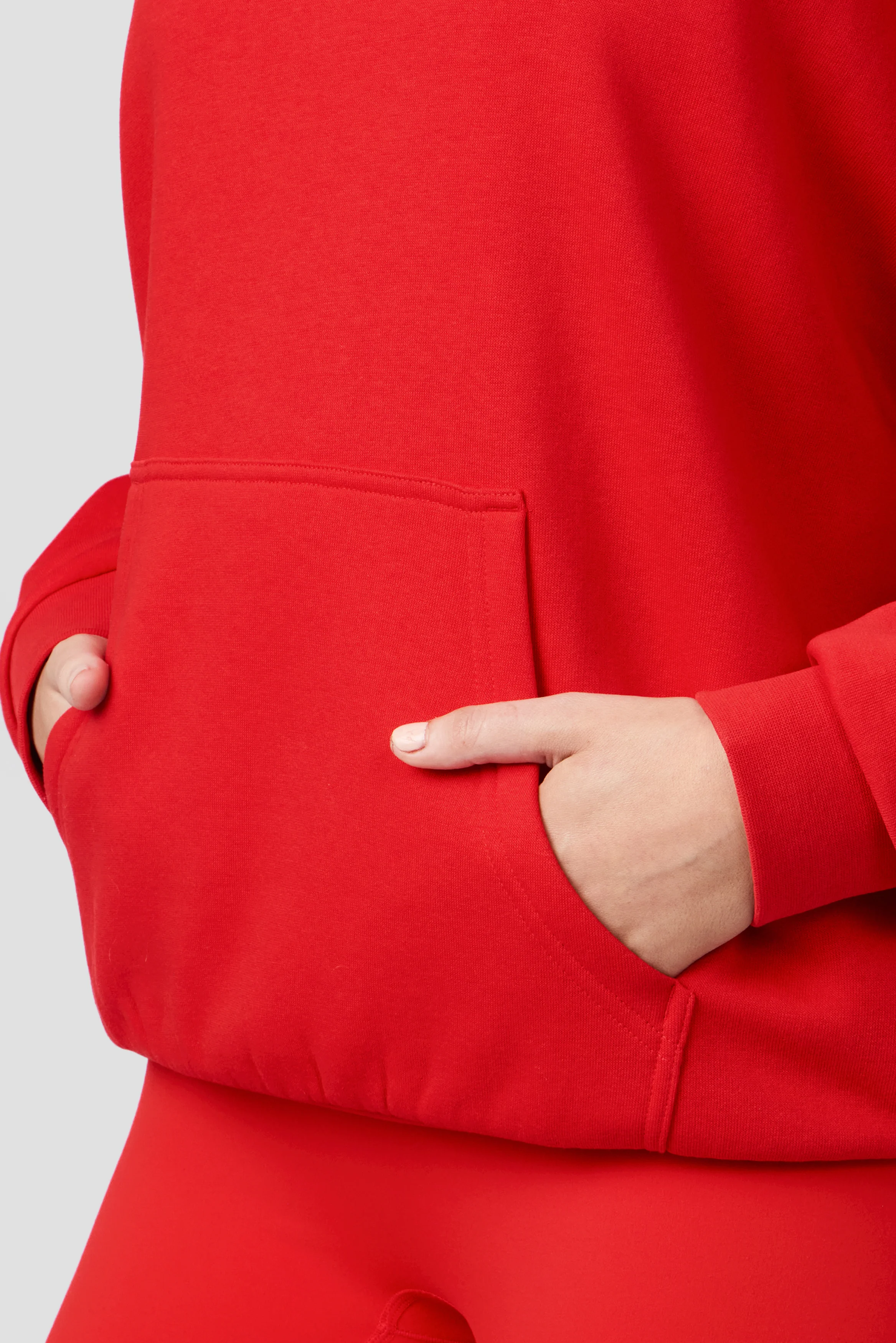 Athleisure Club Hood - Poppy Red - Image 4