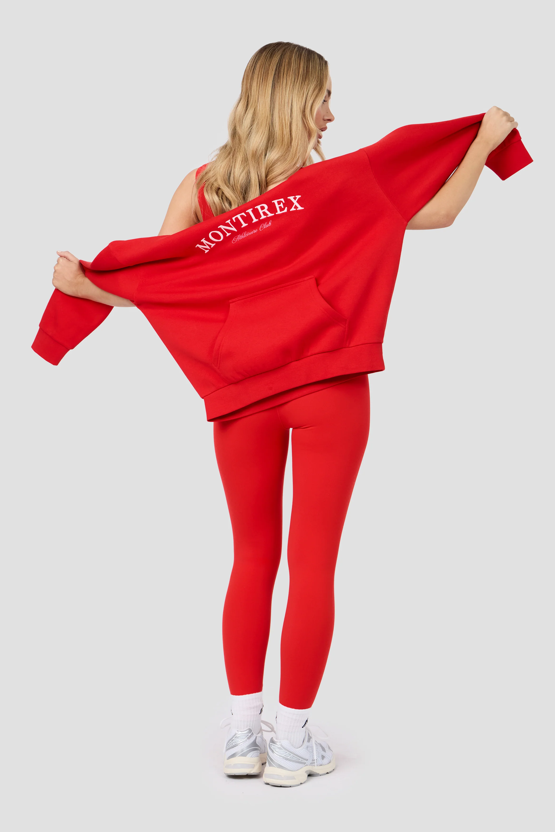 Athleisure Club Hood - Poppy Red - Image 6