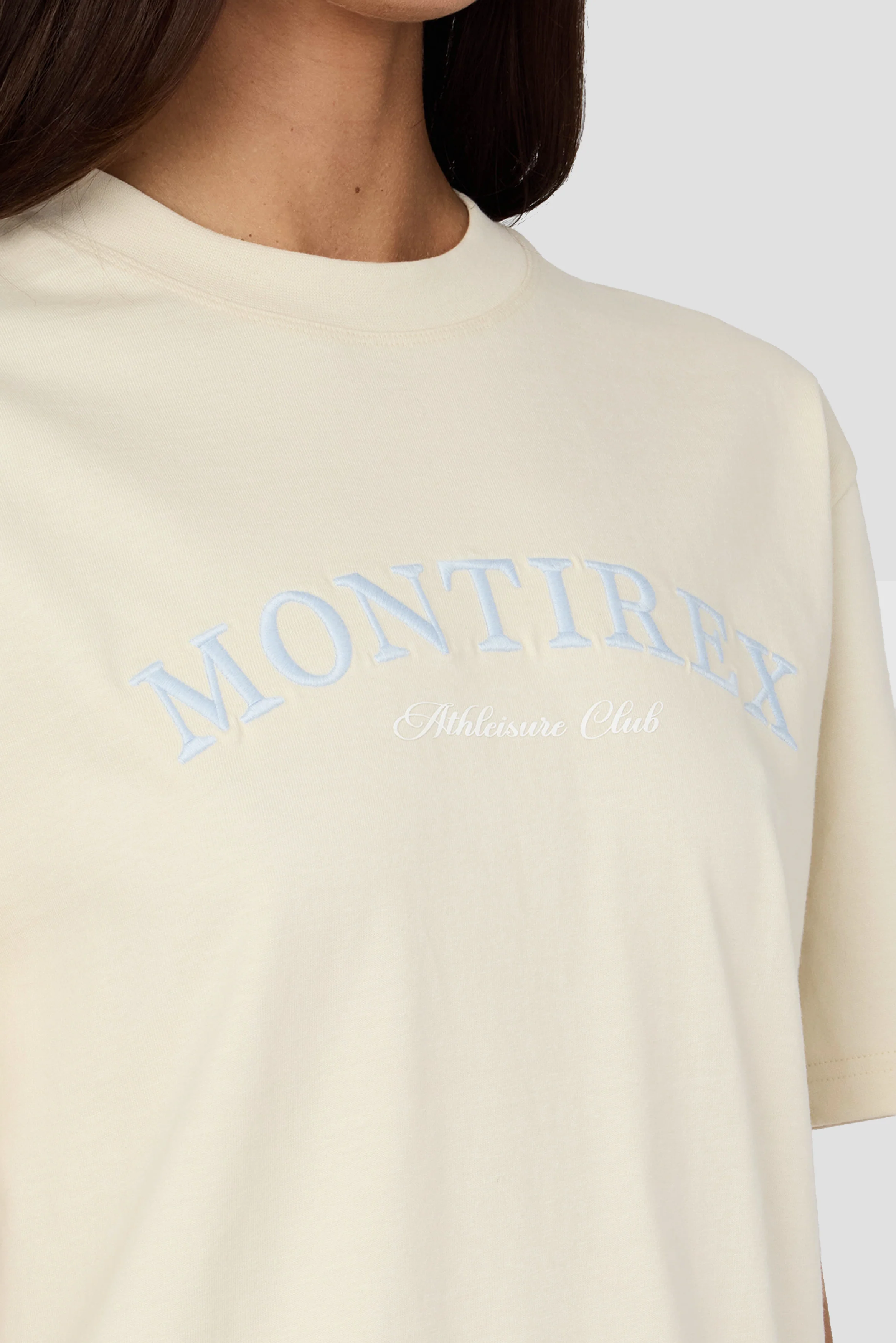 Athleisure Club T-Shirt - Vanilla Foam - Image 3
