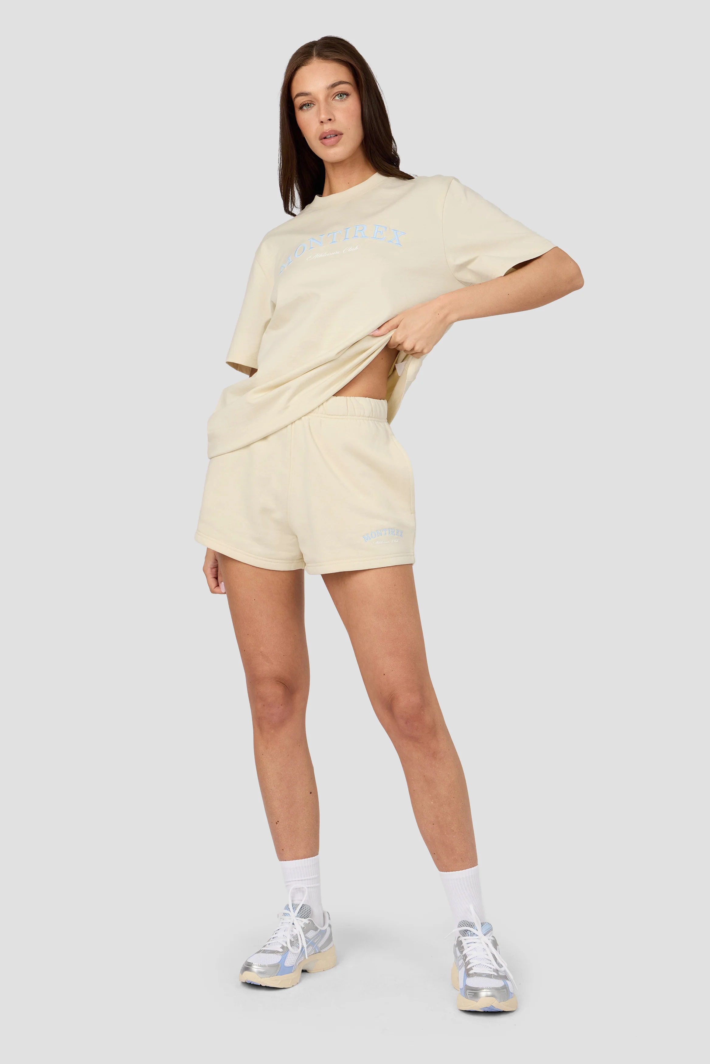Athleisure Club T-Shirt - Vanilla Foam - Image 4
