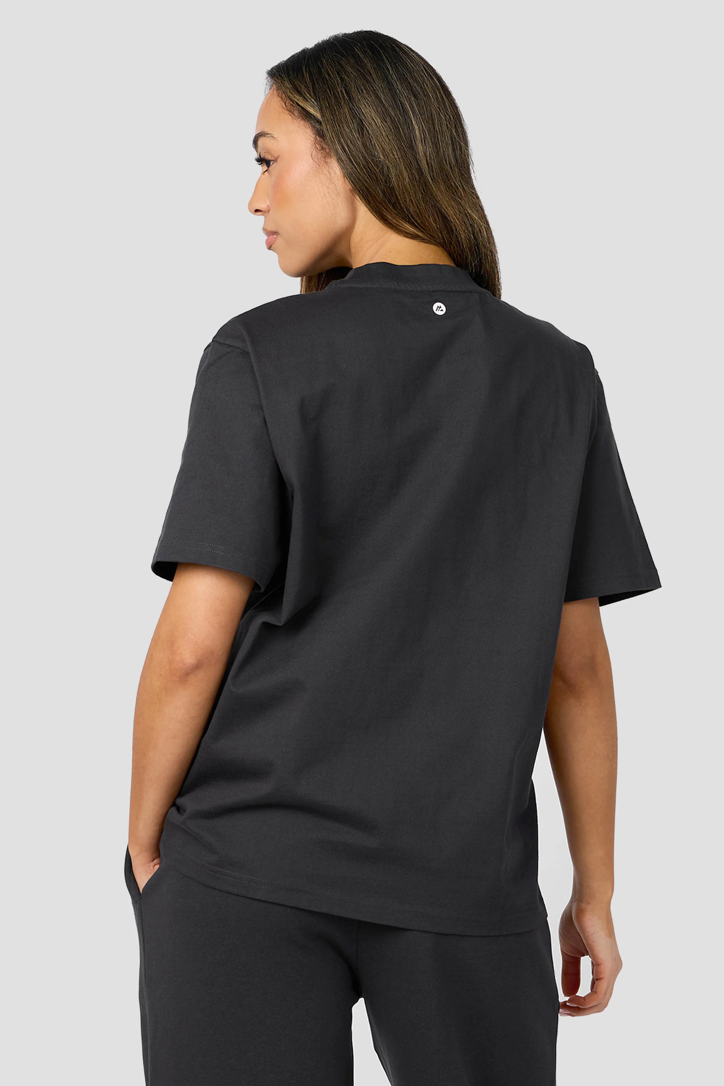 Athleisure Club T-Shirt - Washed Black - Image 2