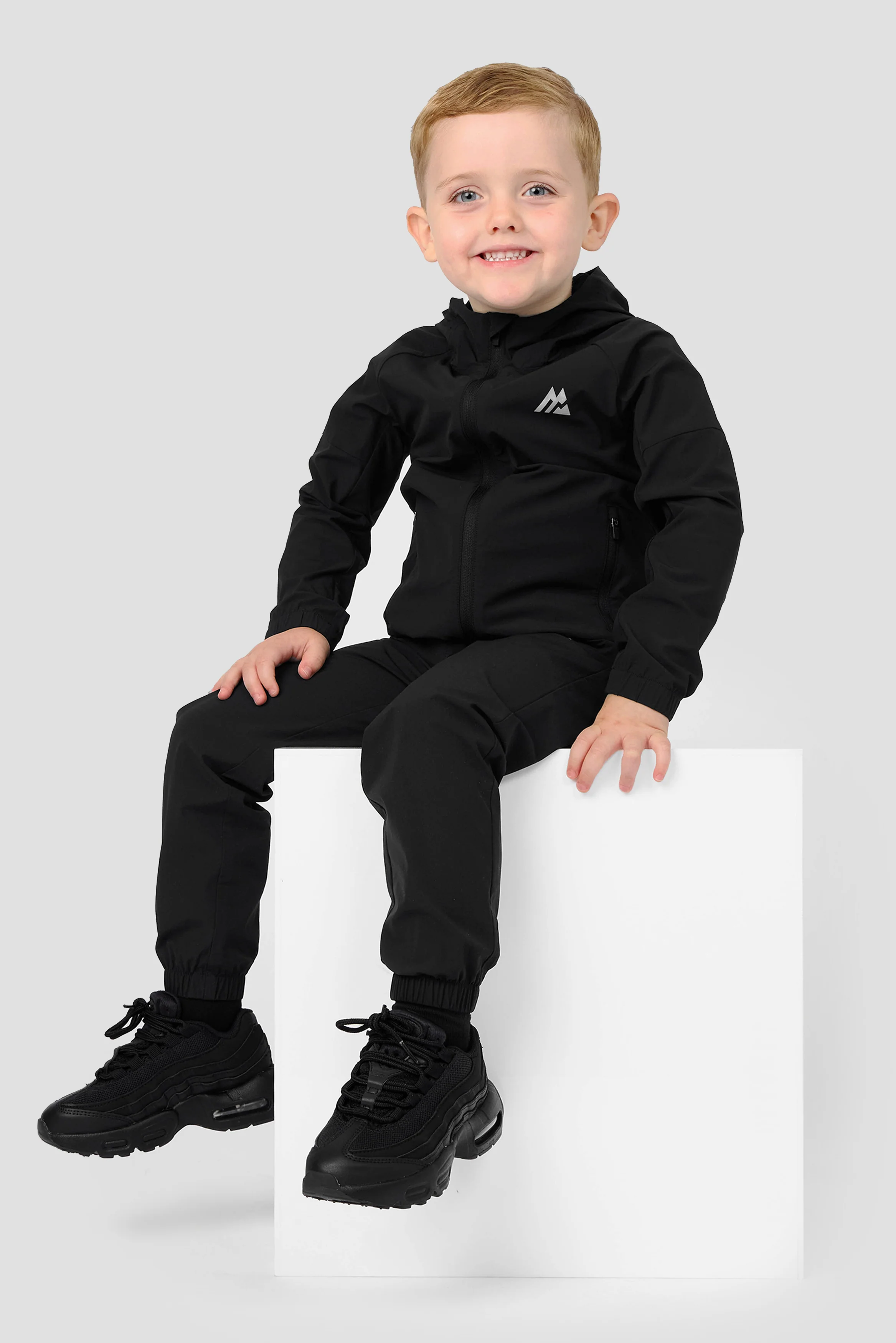 Infant Boys Bolt Jacket/Pant Set - Black - Image 3