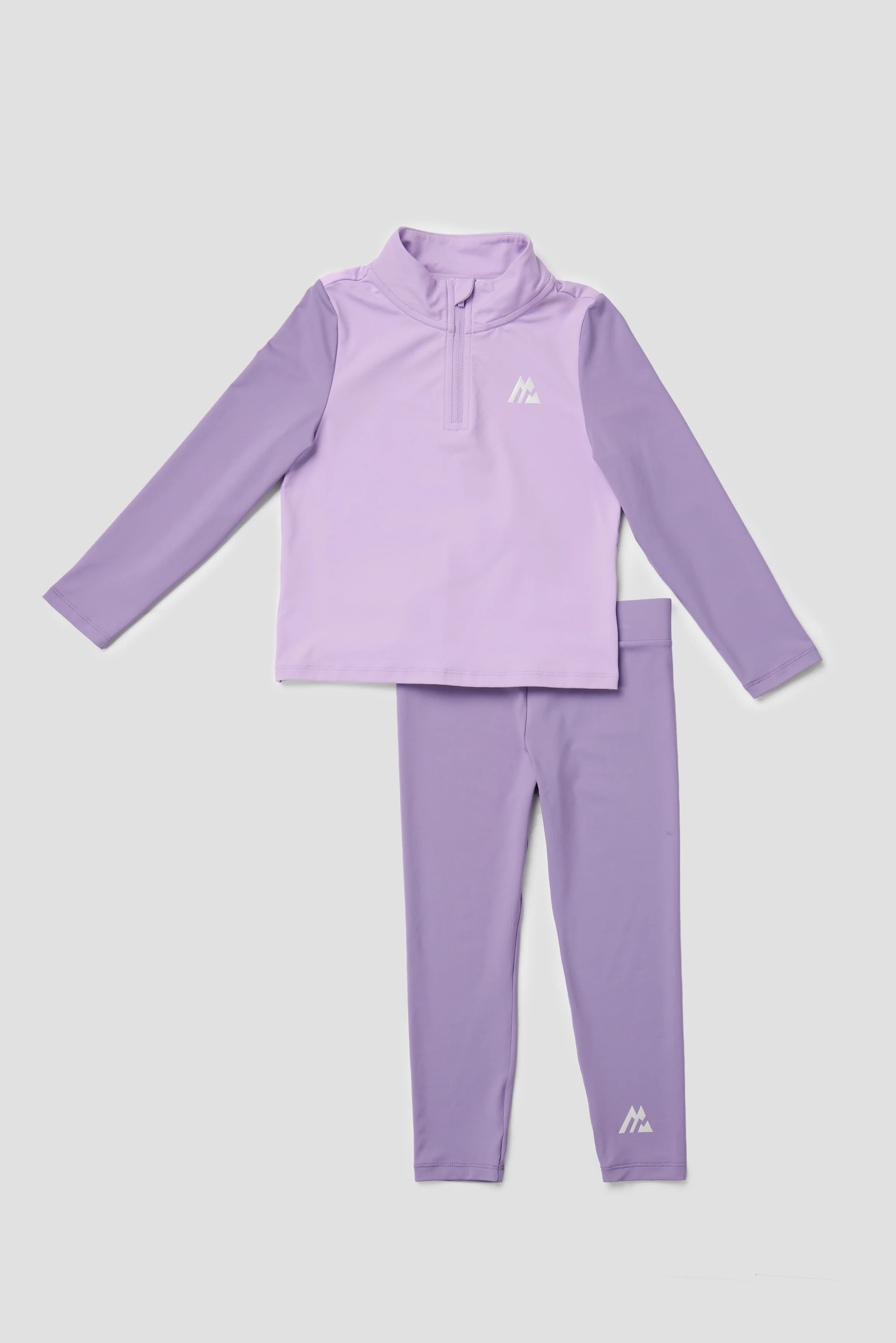 Infant Girls Bounce 1/4 Zip/Legging Set - Parma/Lilac Chalk - Image 4