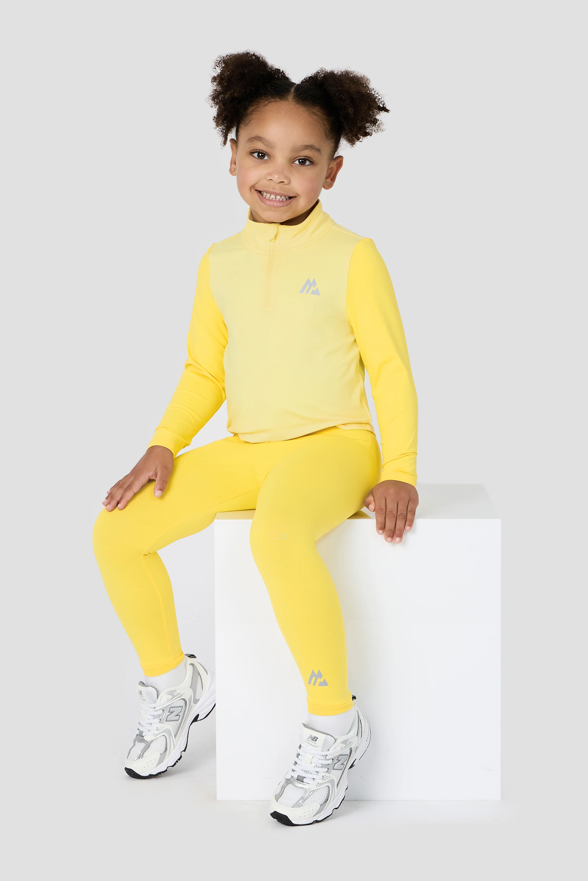 Infant Girls Bounce 1/4 Zip - Lemon/Banana - Image 3