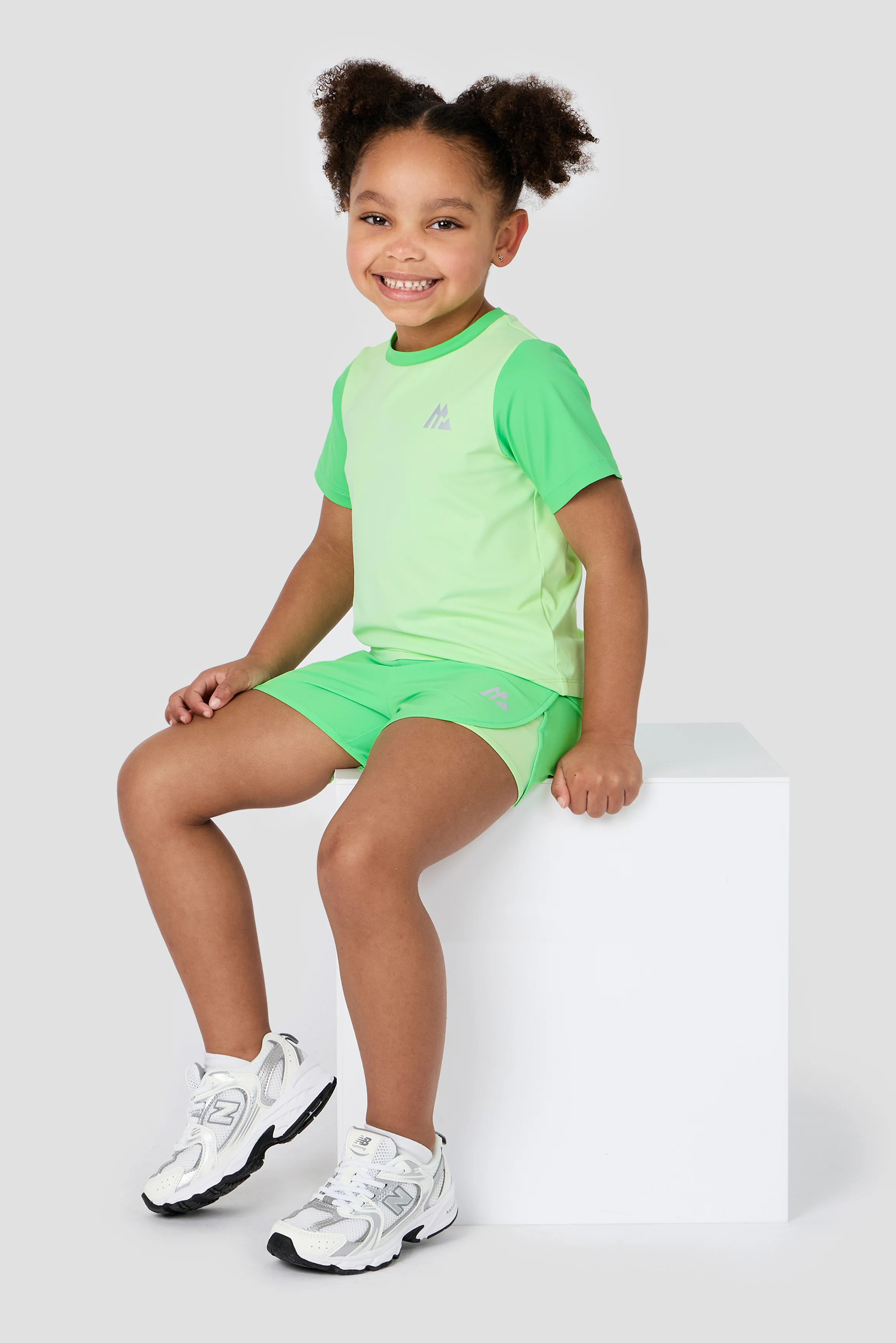 Infant Girls Bounce T-Shirt/Short Set - Iced Matcha/Pistachio - Image 3