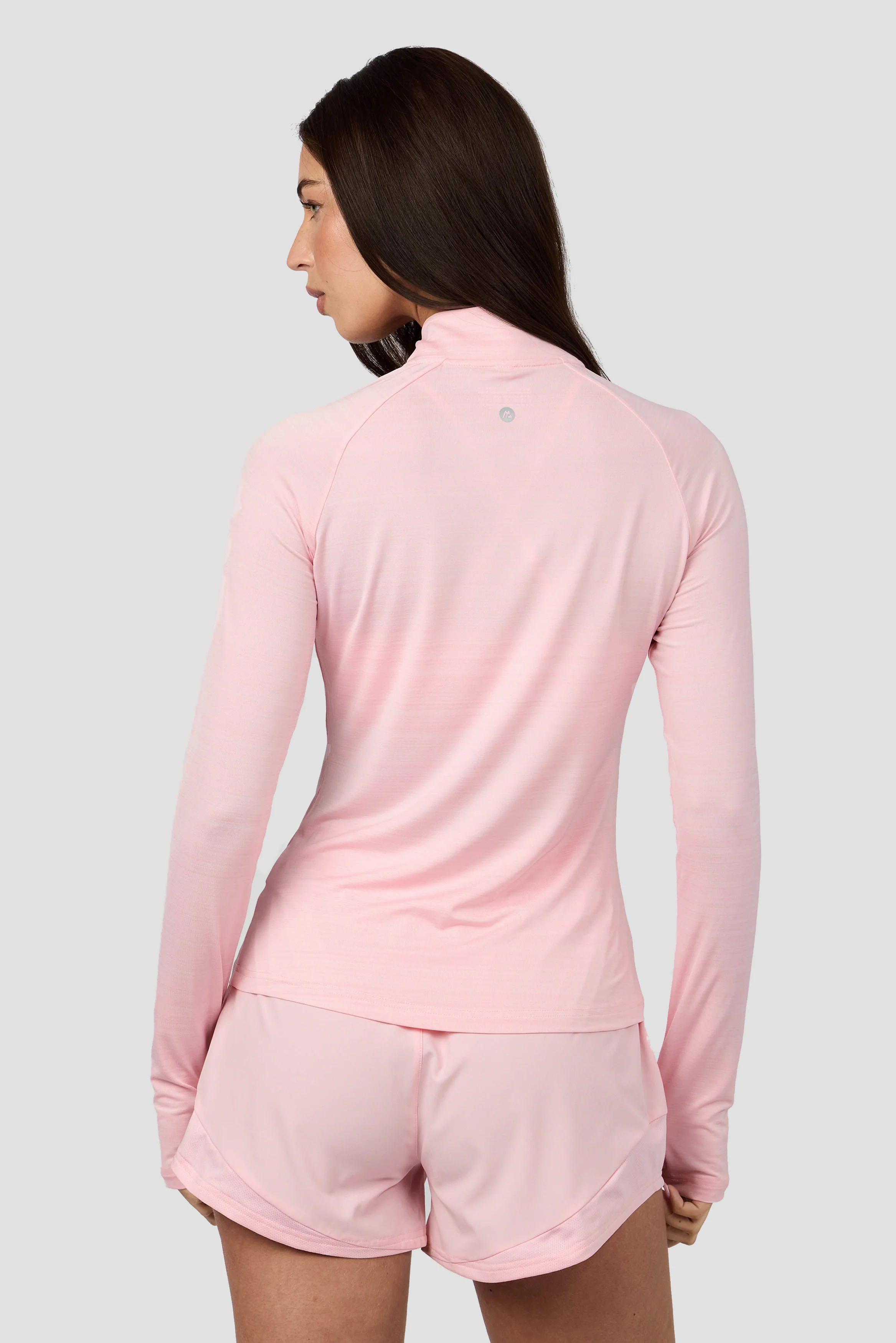 Breathe 1/4 Zip - Light Pink - Image 2