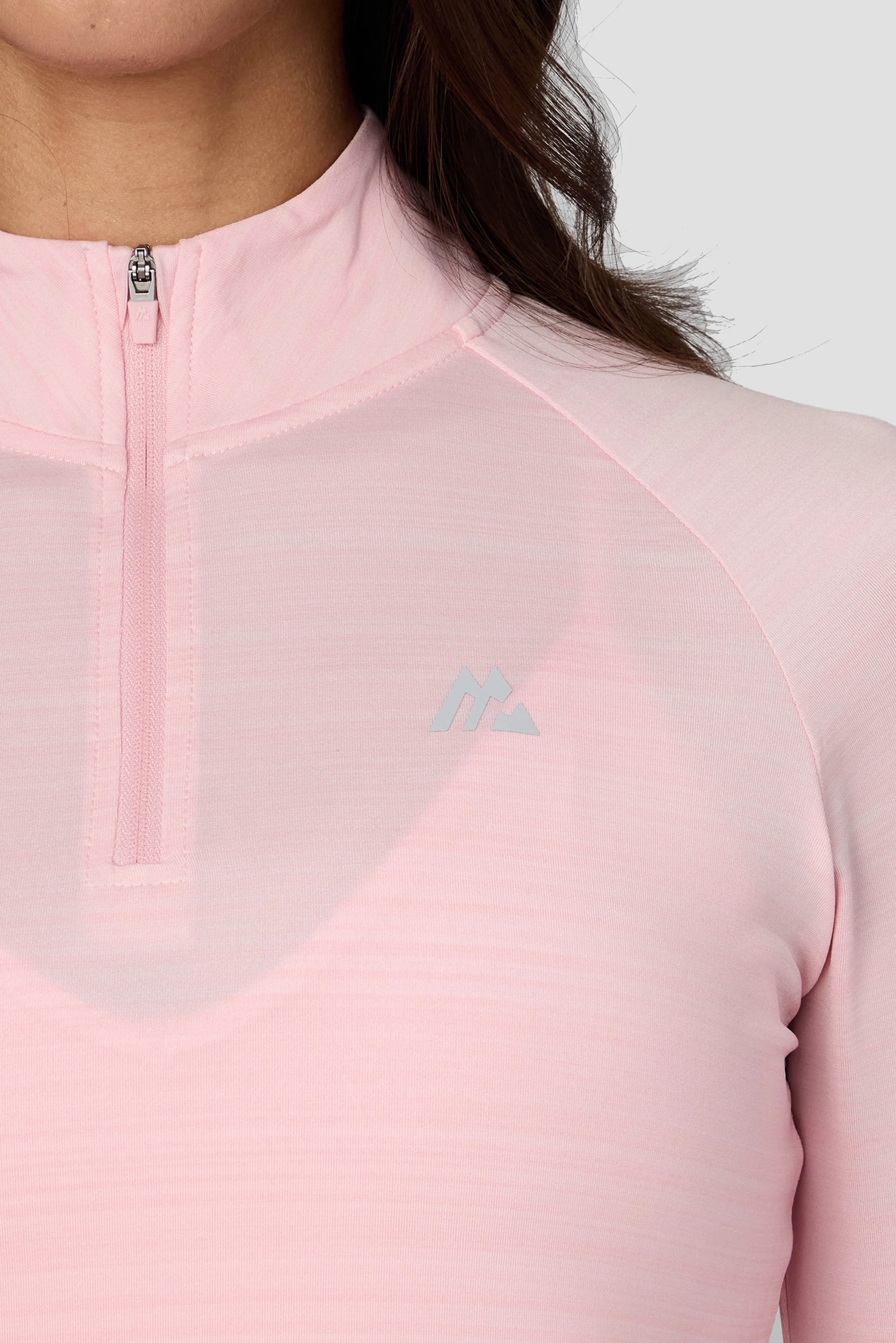 Breathe 1/4 Zip - Light Pink - Image 3