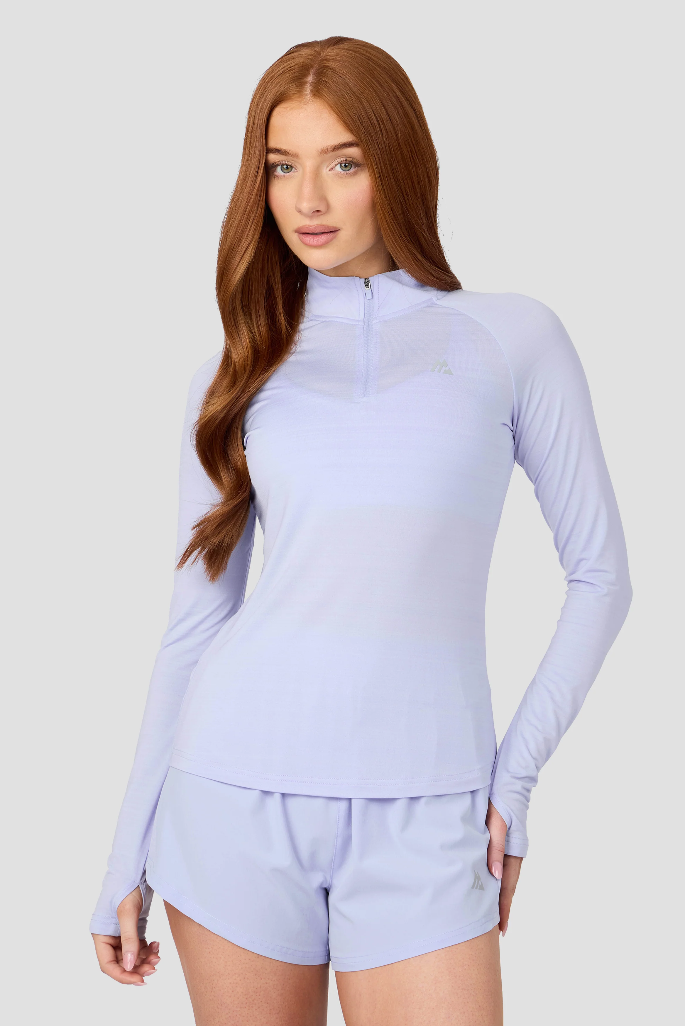 Breathe 1/4 Zip - Lilac Sapphire