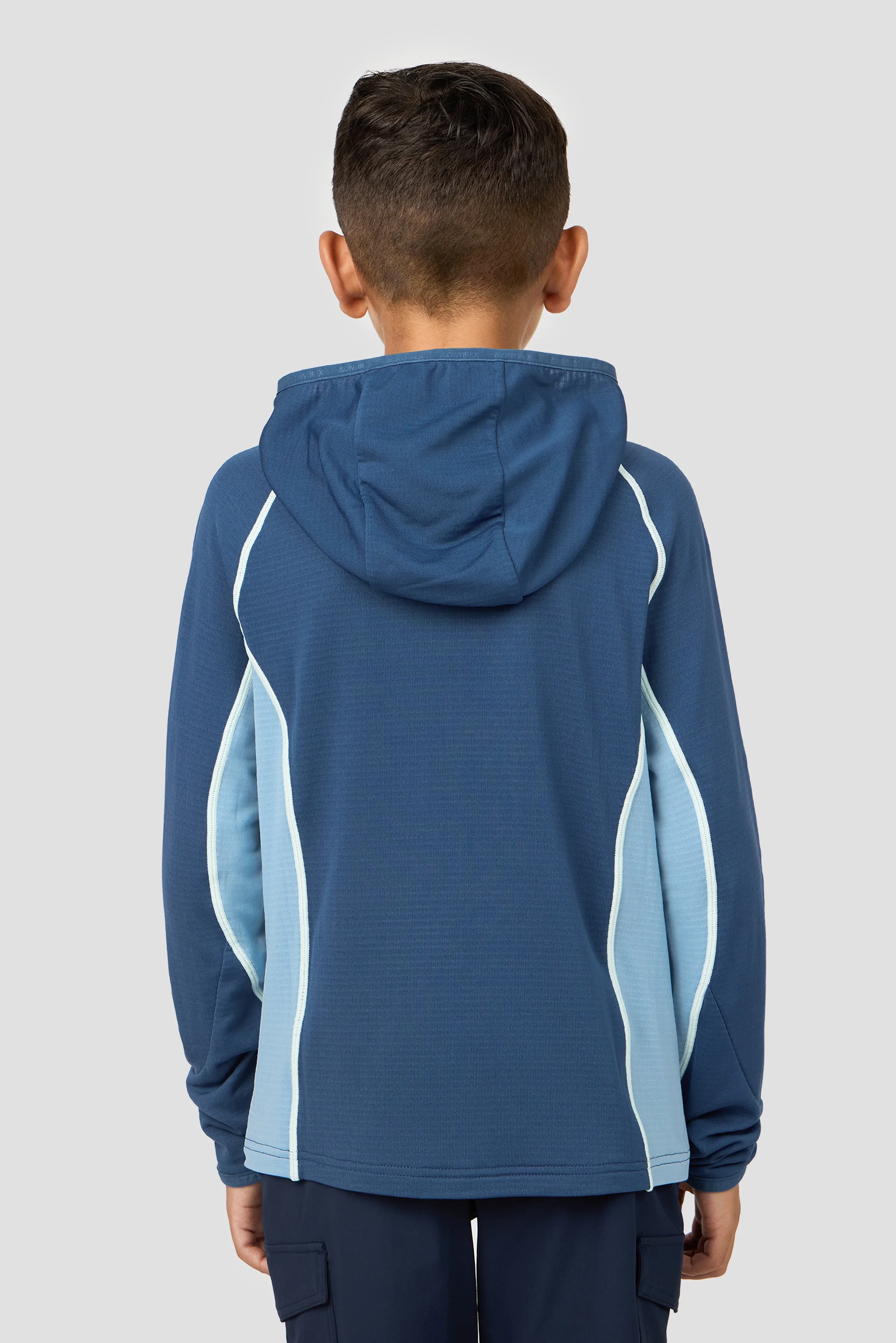 Boys Brink Polartec® Fleece Hood - Naval/Midnight Blue - Image 2