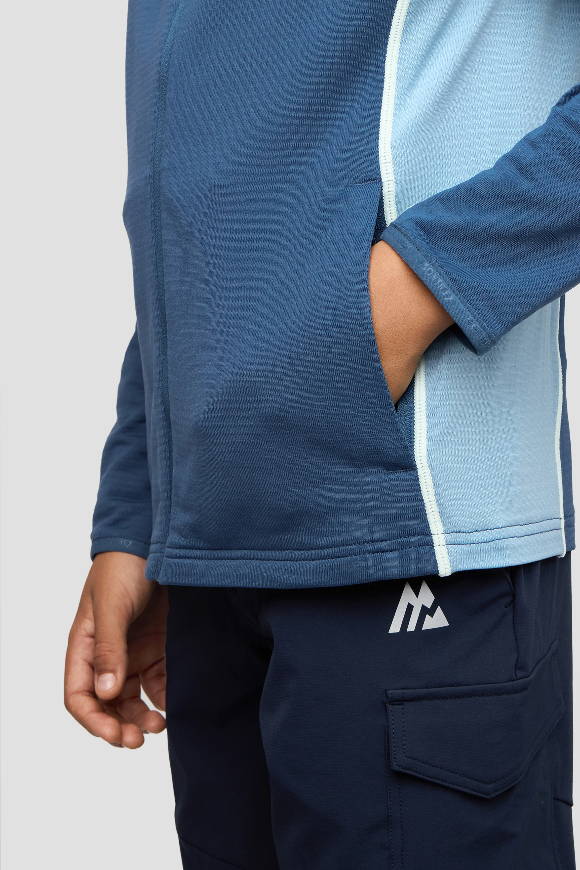 Boys Brink Polartec® Fleece Hood - Naval/Midnight Blue - Image 6