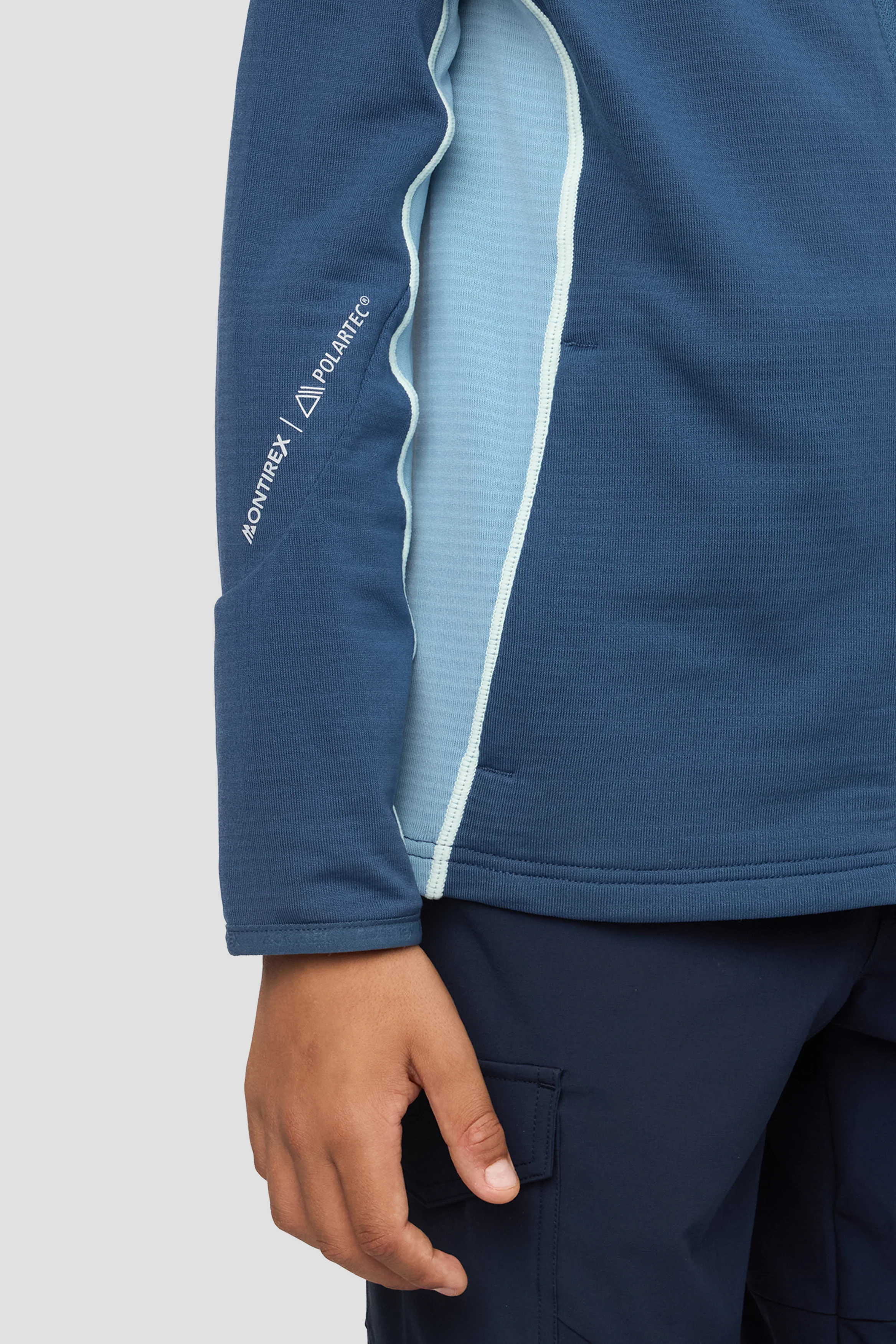 Boys Brink Polartec® Fleece Hood - Naval/Midnight Blue - Image 7