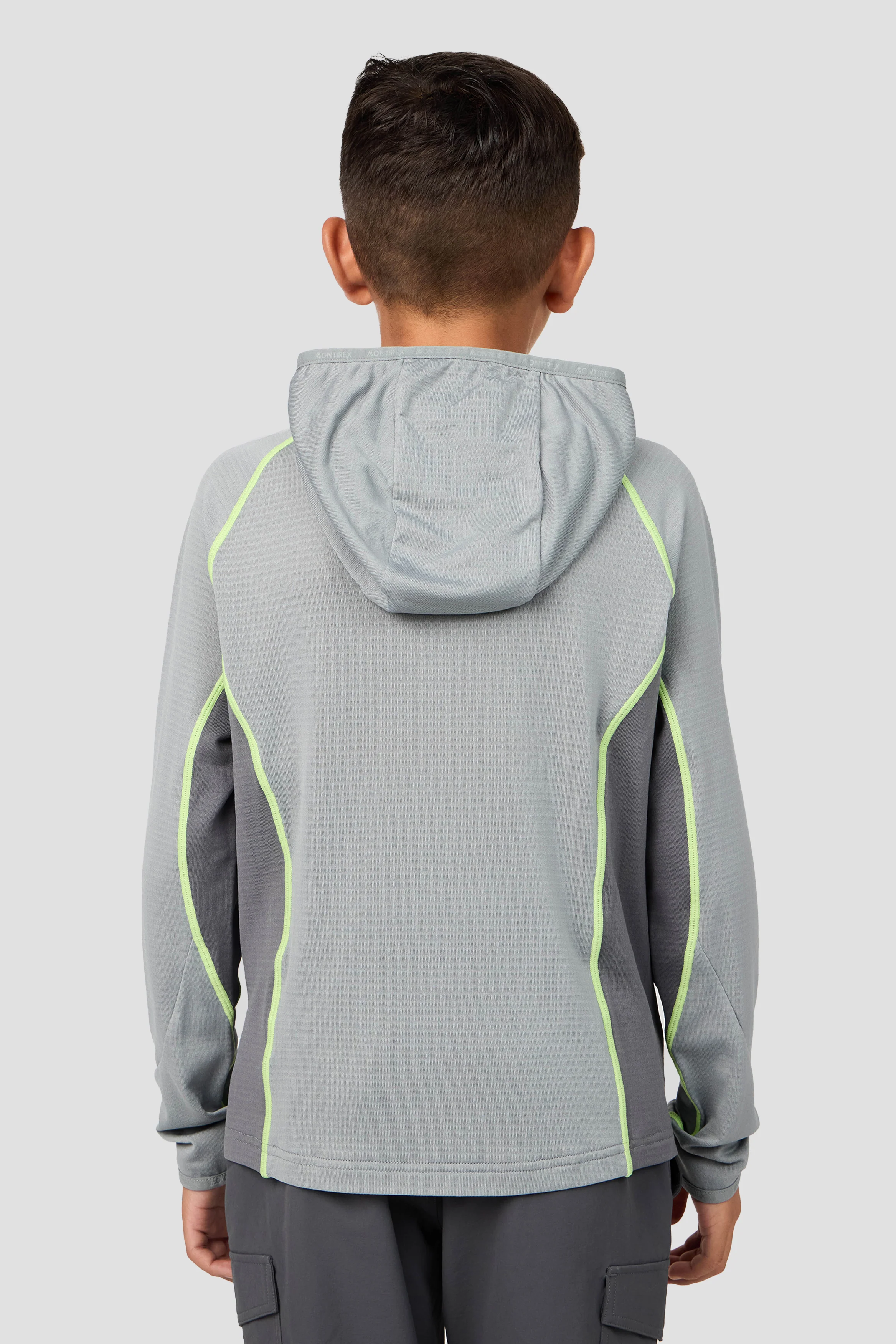 Boys Brink Polartec® Fleece Hood - Platinum Grey/Cement Grey - Image 2