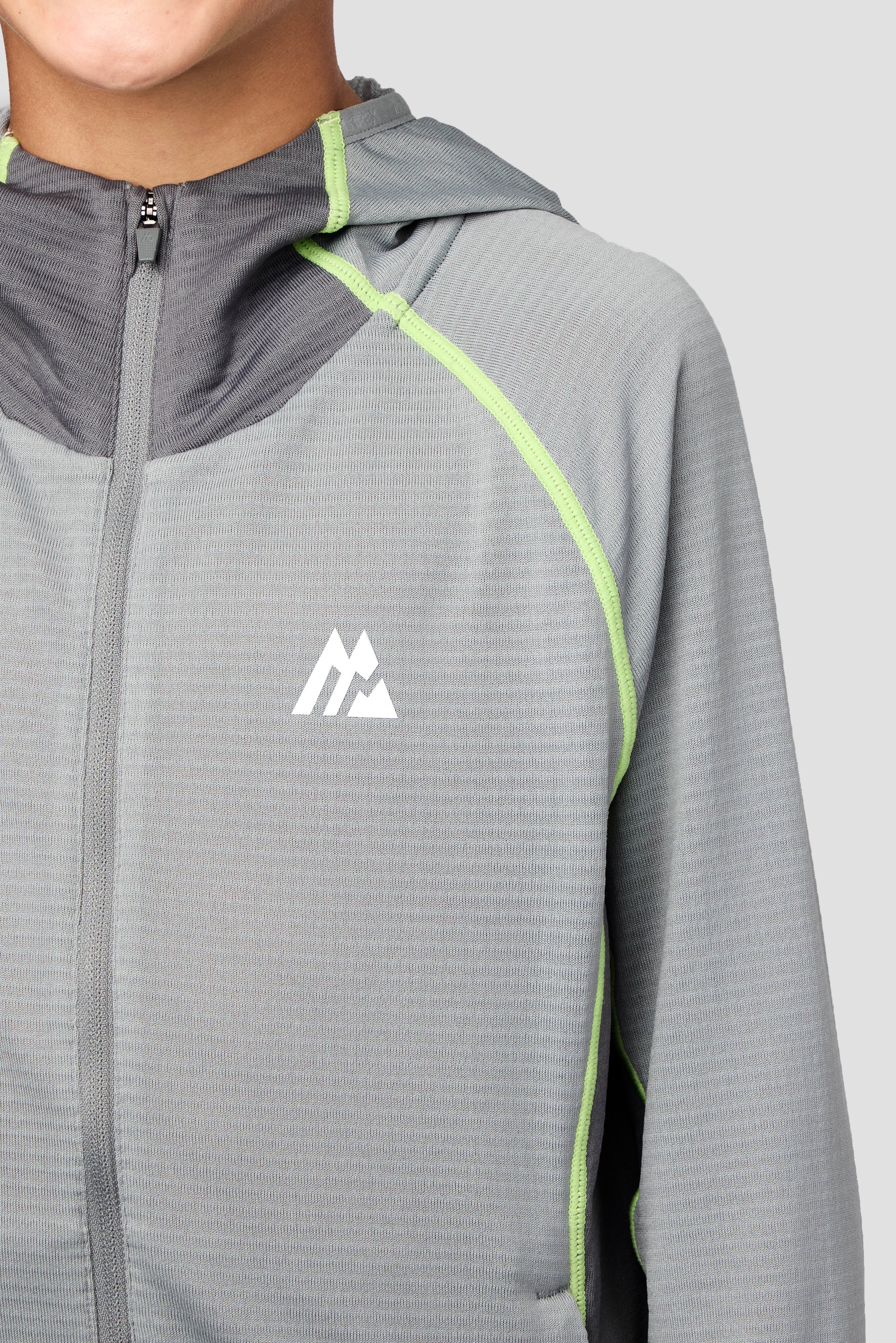 Boys Brink Polartec® Fleece Hood - Platinum Grey/Cement Grey - Image 6