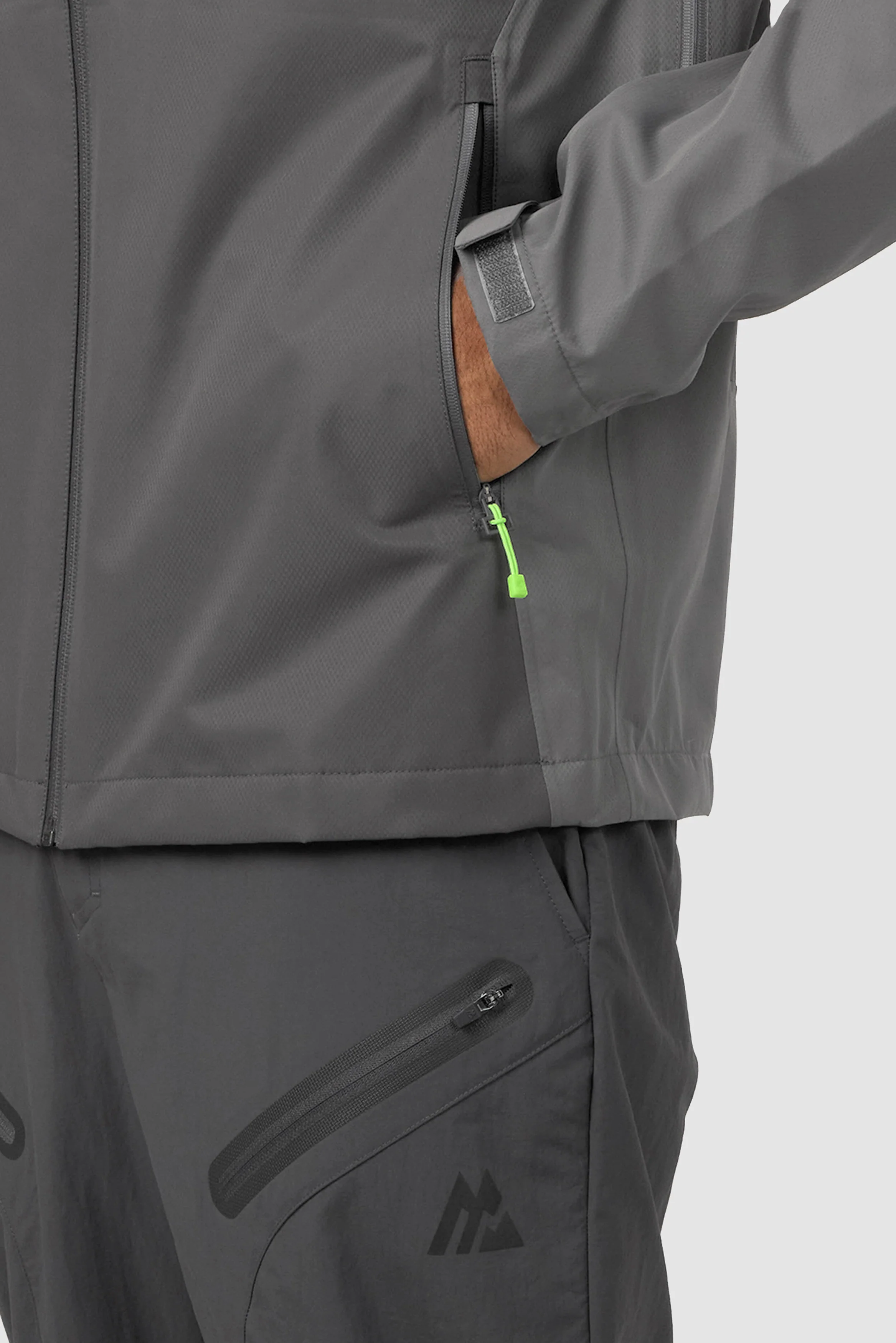 Cascade Waterproof Jacket - Asphalt/Cement Grey - Image 6