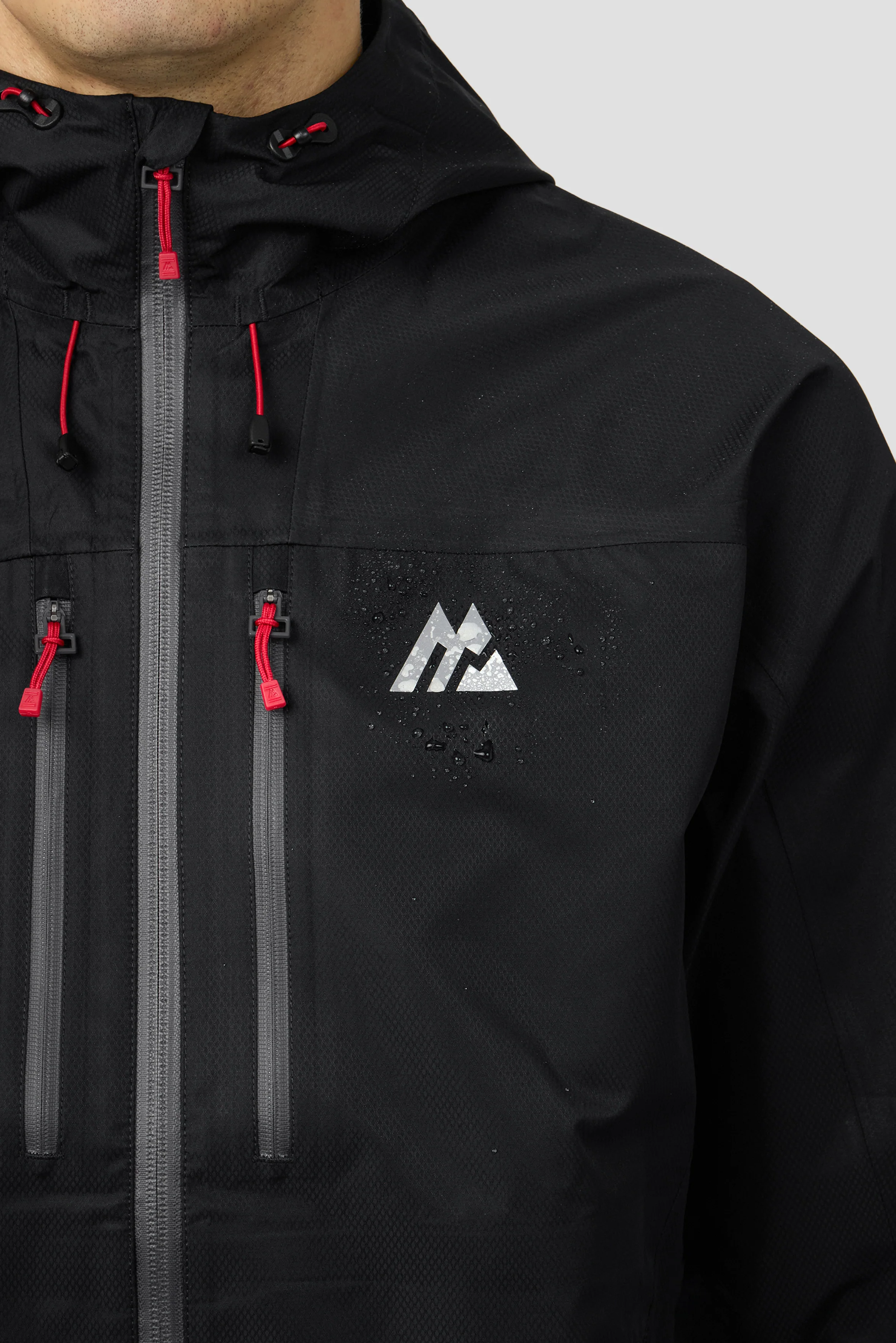 Cascade Waterproof Jacket - Black - Image 8