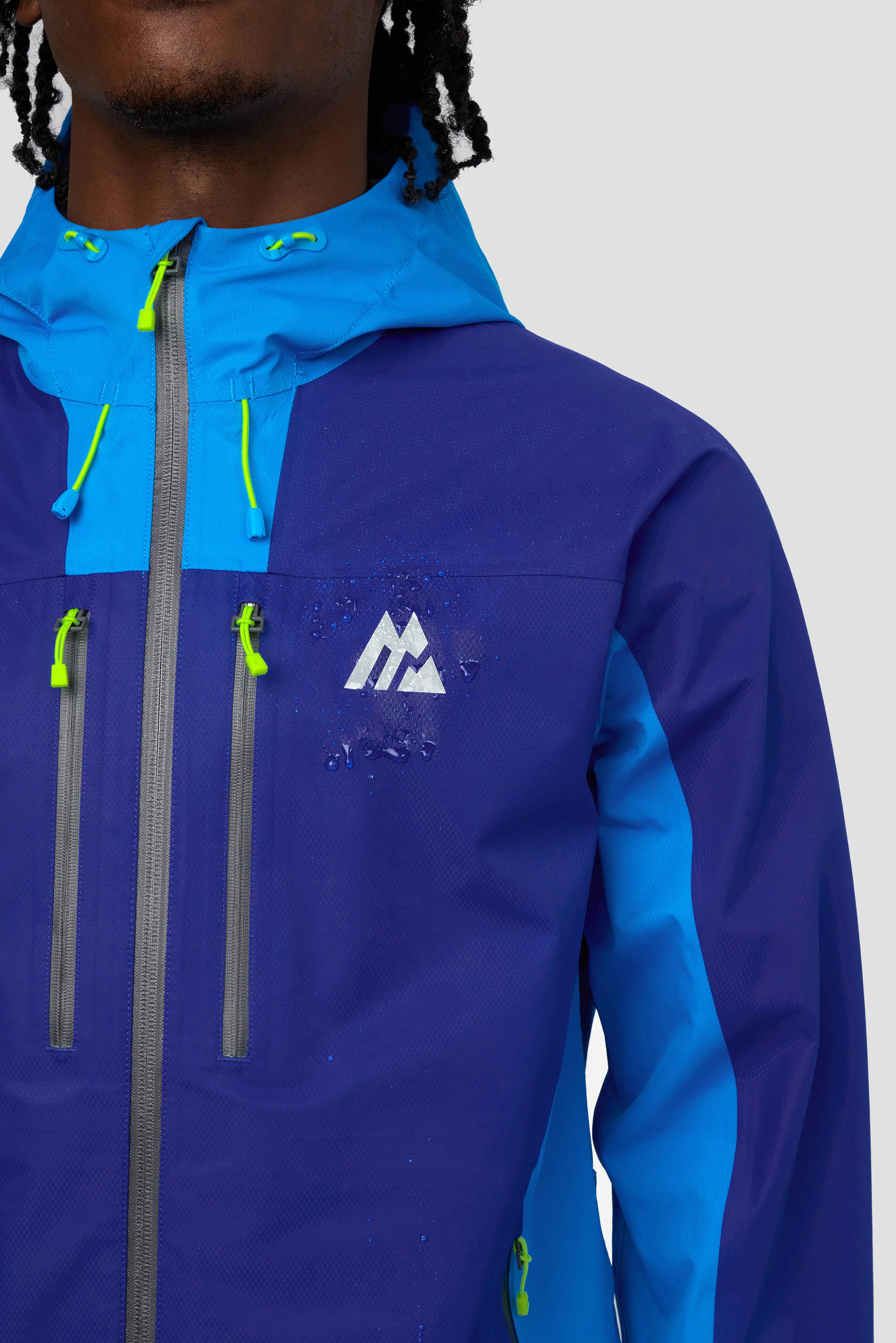 Cascade Waterproof Jacket - Marine Blue/Idaho Blue - Image 6