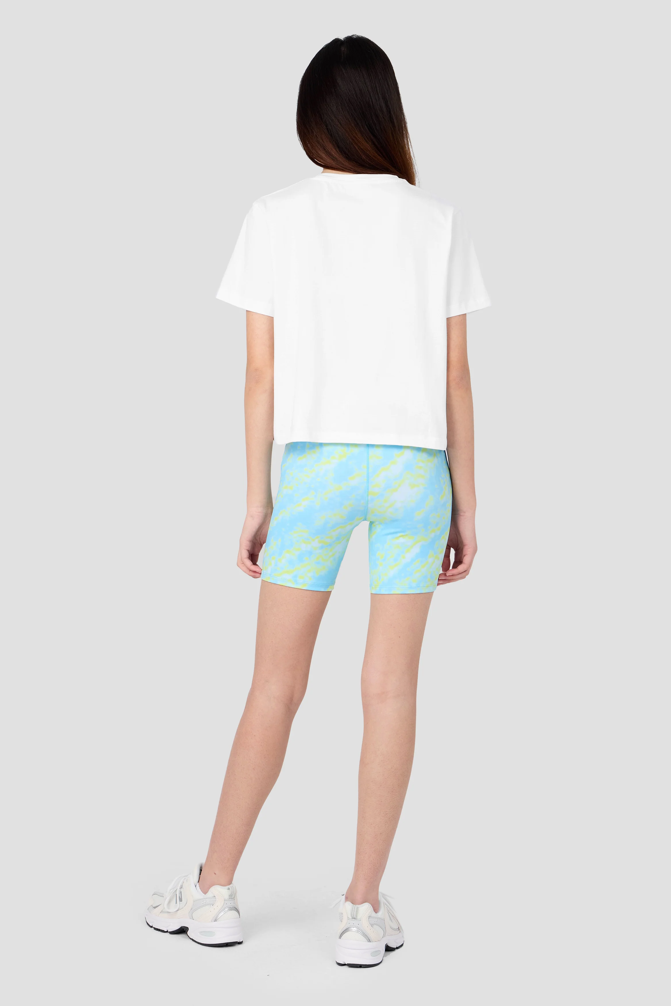 Girls Celeste Short - Seashell Blue/Misty Blue/Apple - Image 4