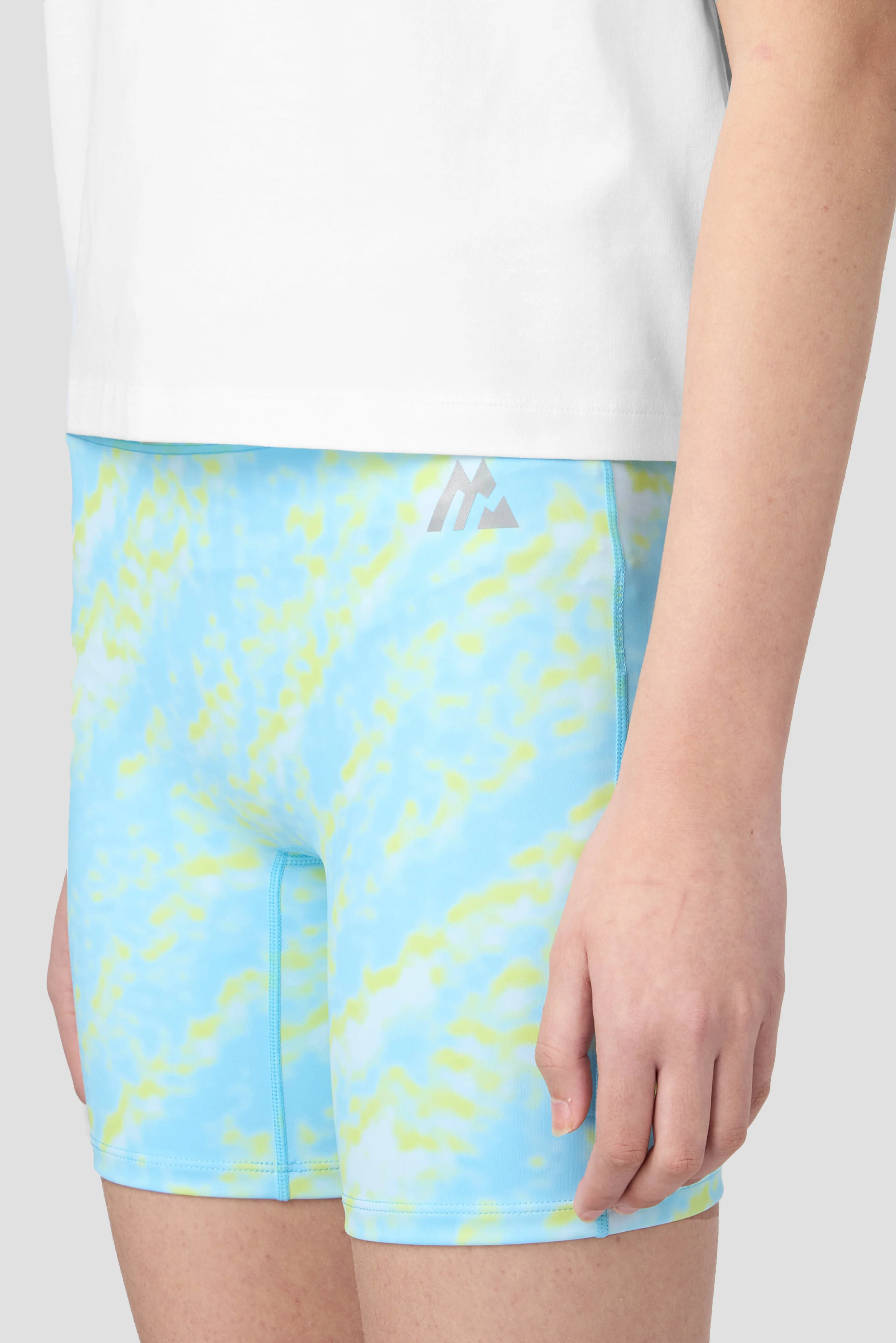 Girls Celeste Short - Seashell Blue/Misty Blue/Apple - Image 5