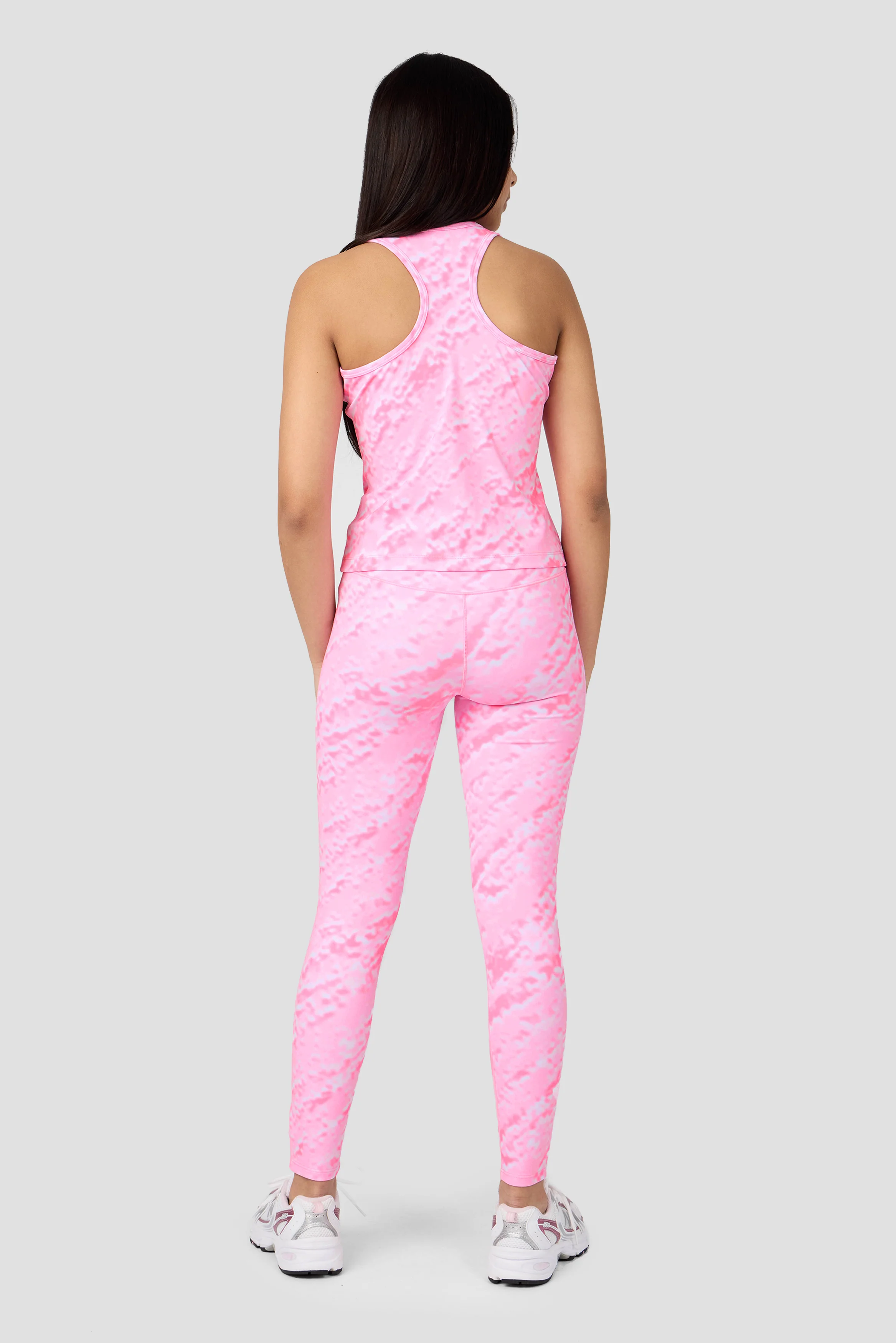 Girls Celeste Tank - Candy Floss/Fuchsia/White - Image 4