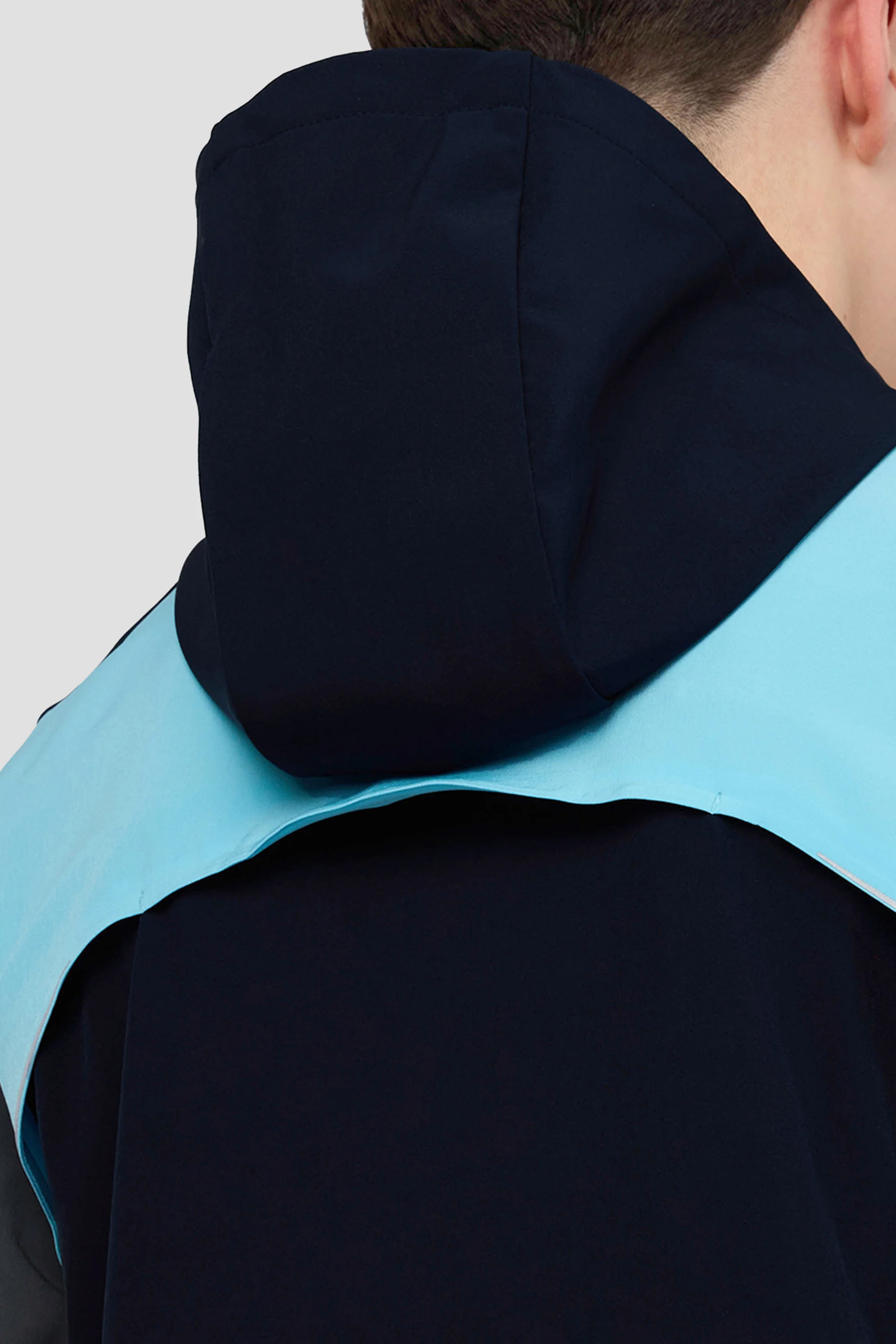 Boys Cerberus Jacket - Navy Void/Neon Sky/Slate Grey - Image 6