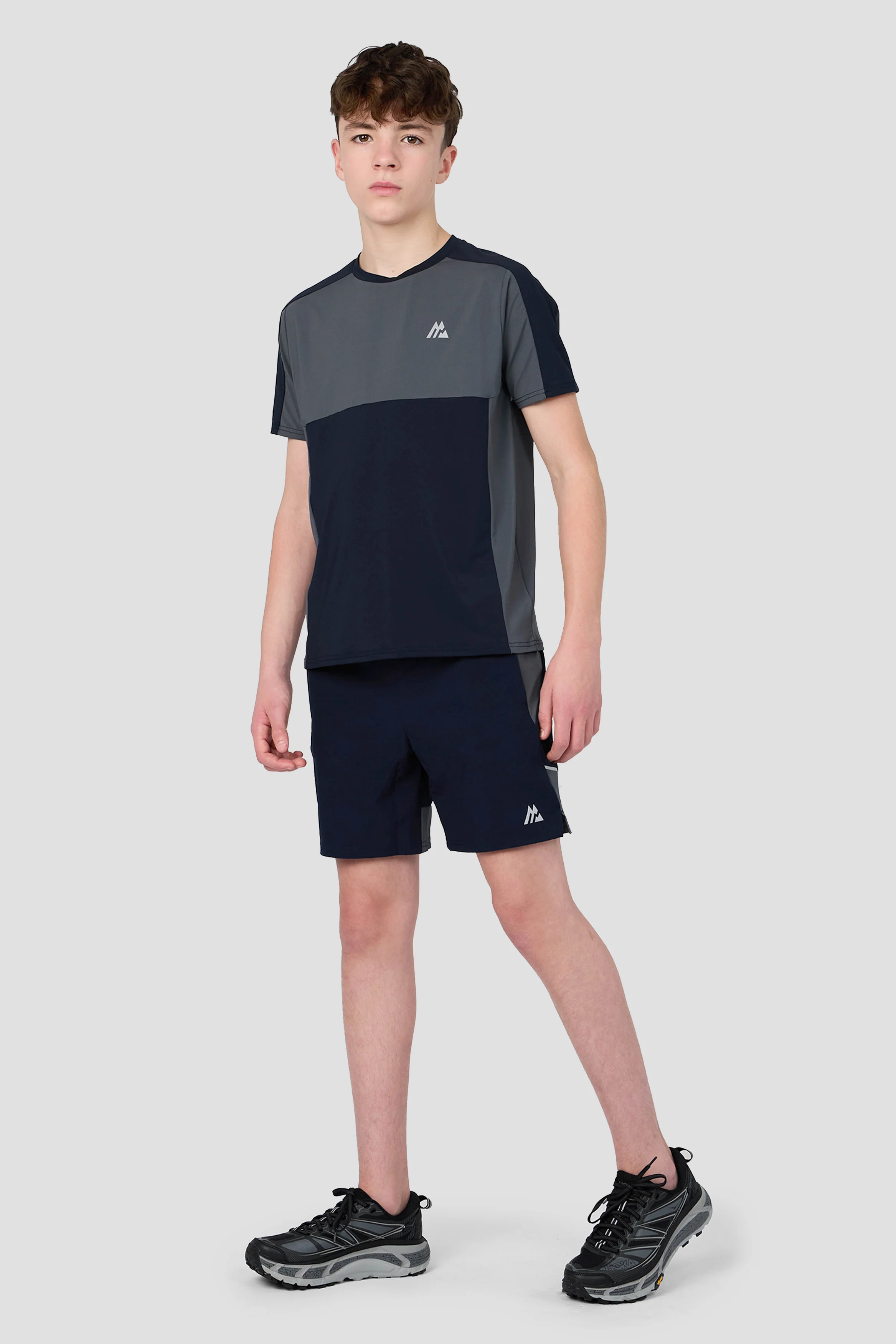 Boys Cerberus Short - Navy Void/Neon Sky/Slate Grey - Image 3