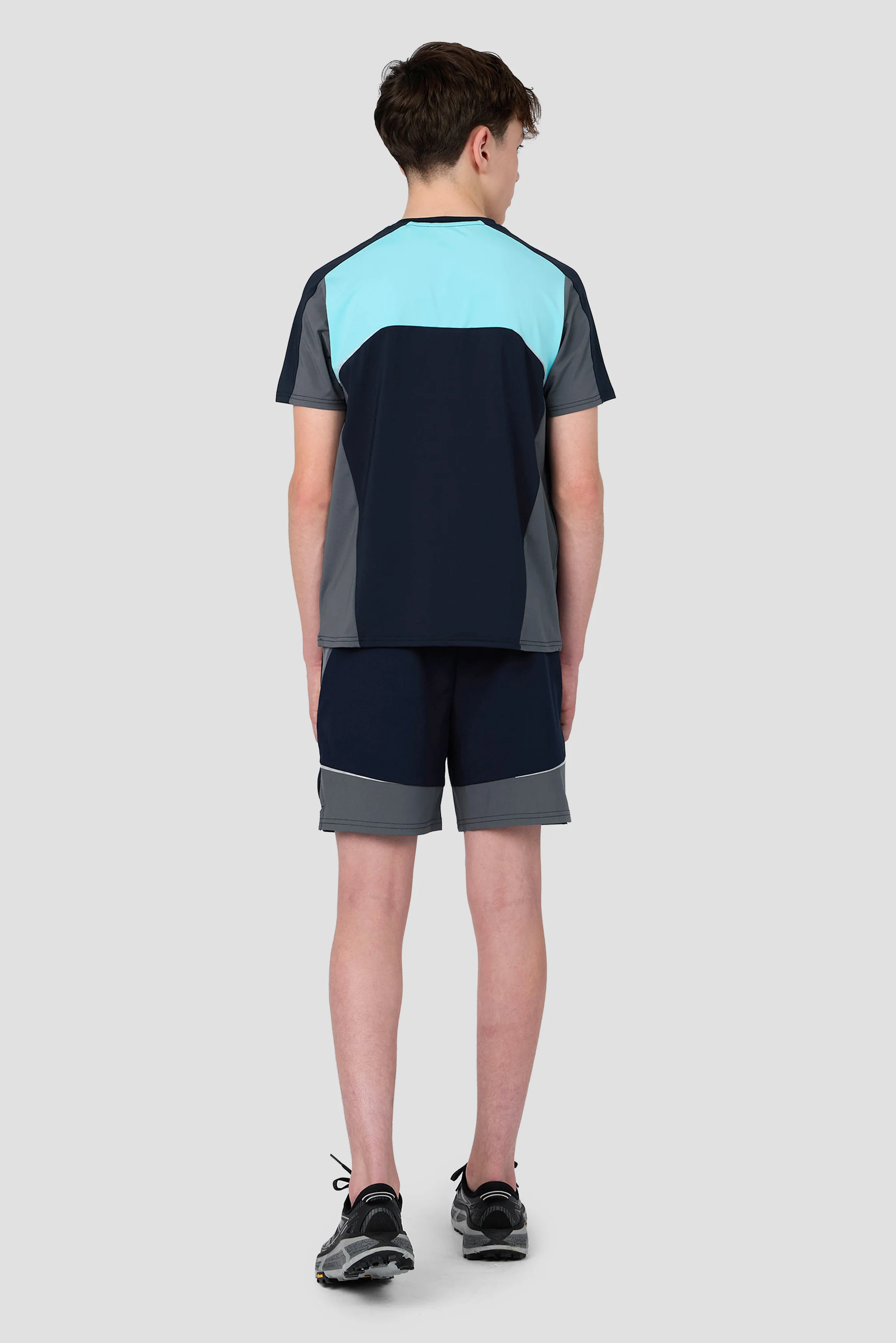 Boys Cerberus Short - Navy Void/Neon Sky/Slate Grey - Image 4
