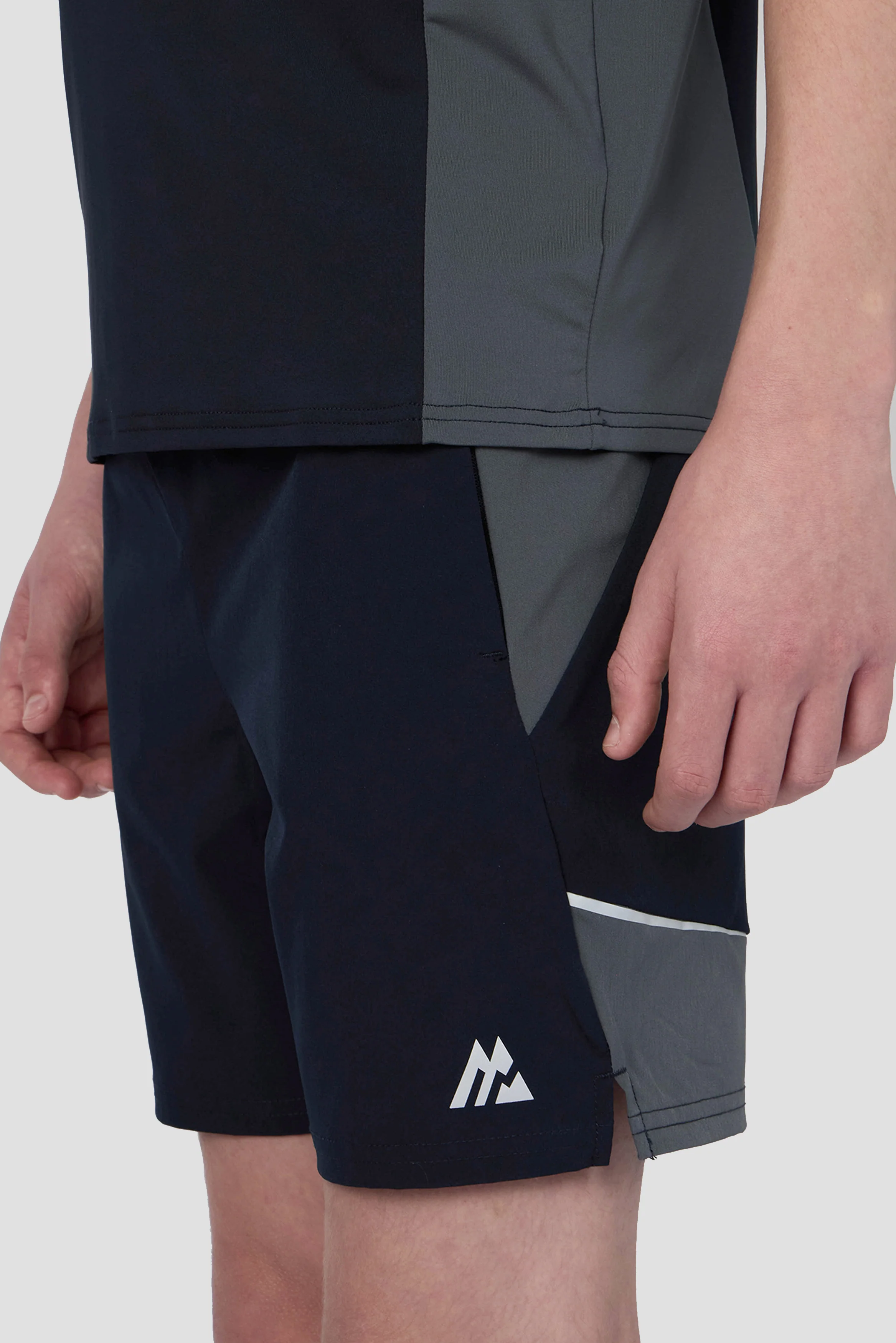 Boys Cerberus Short - Navy Void/Neon Sky/Slate Grey - Image 5