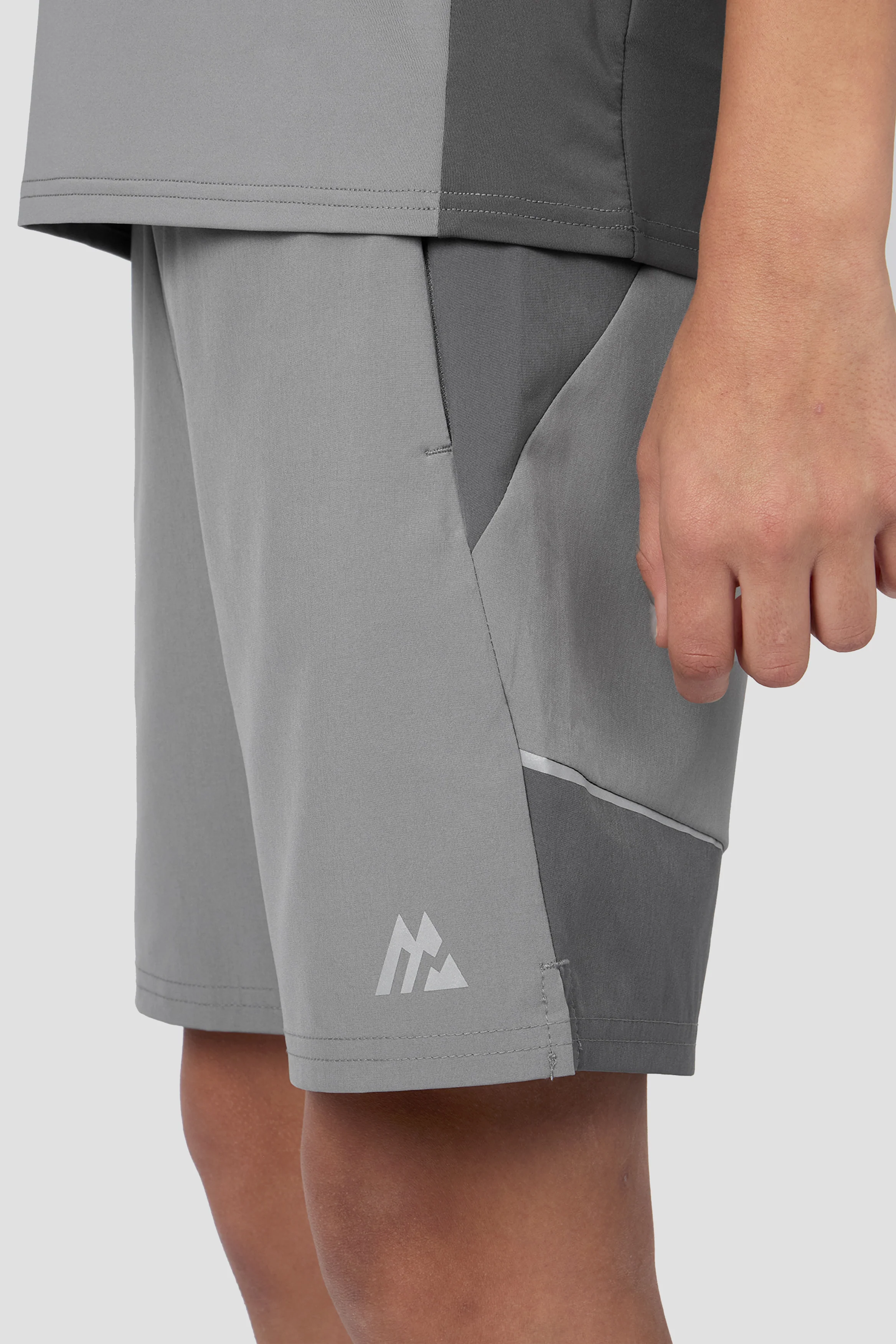 Boys Cerberus Short - Platinum Grey/Summer Mist/Cement Grey - Image 5